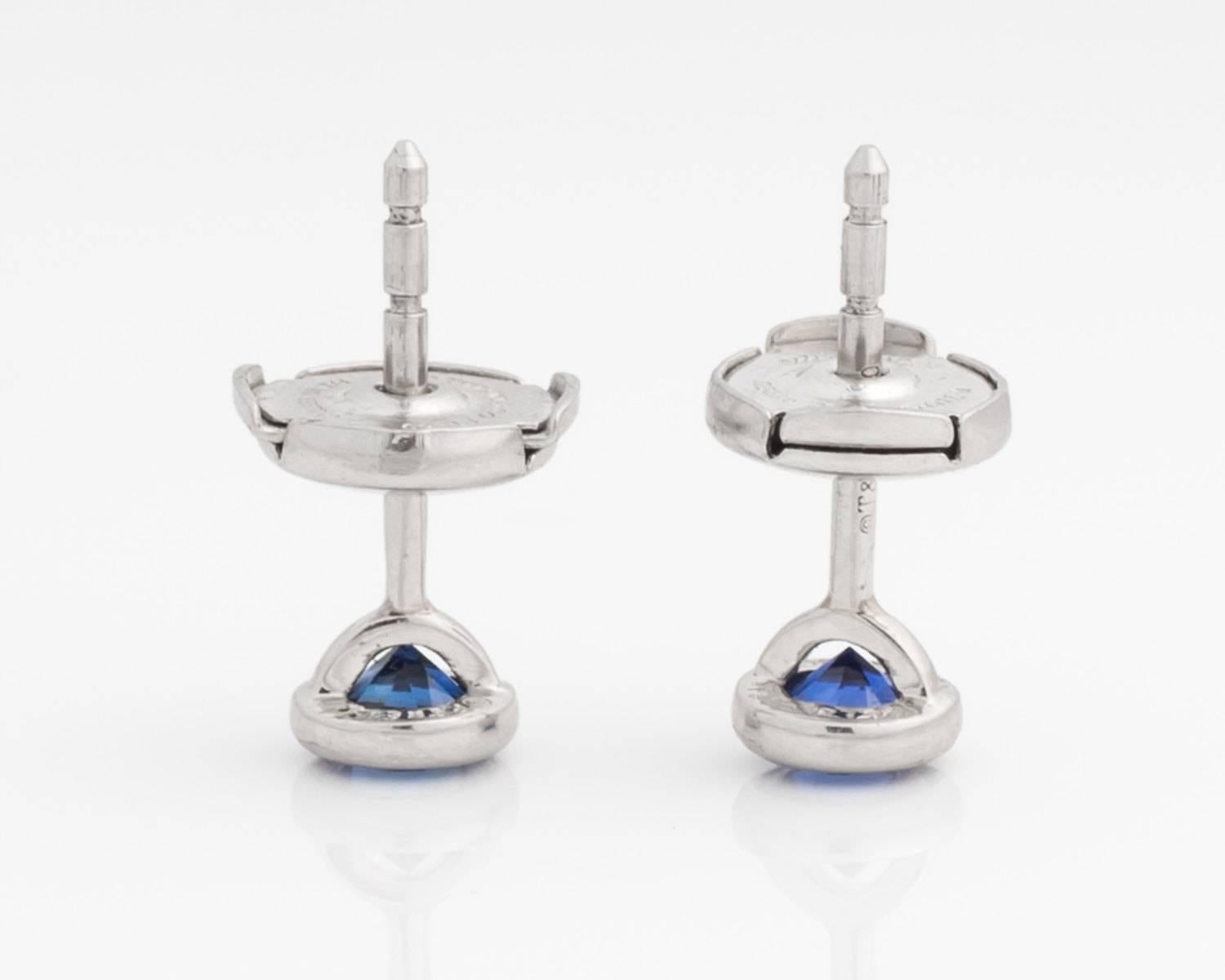 tiffany sapphire earrings