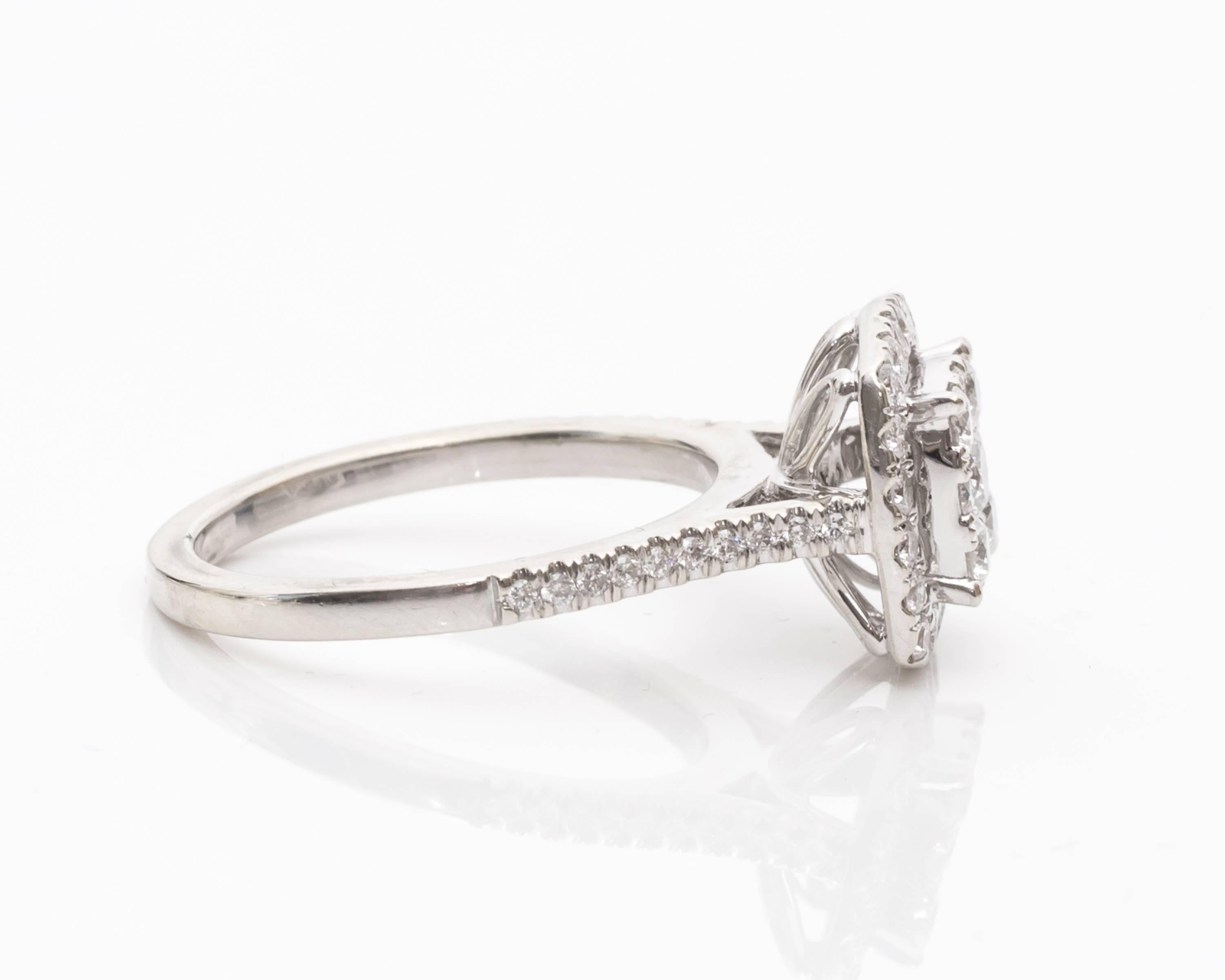 halo cluster diamond ring