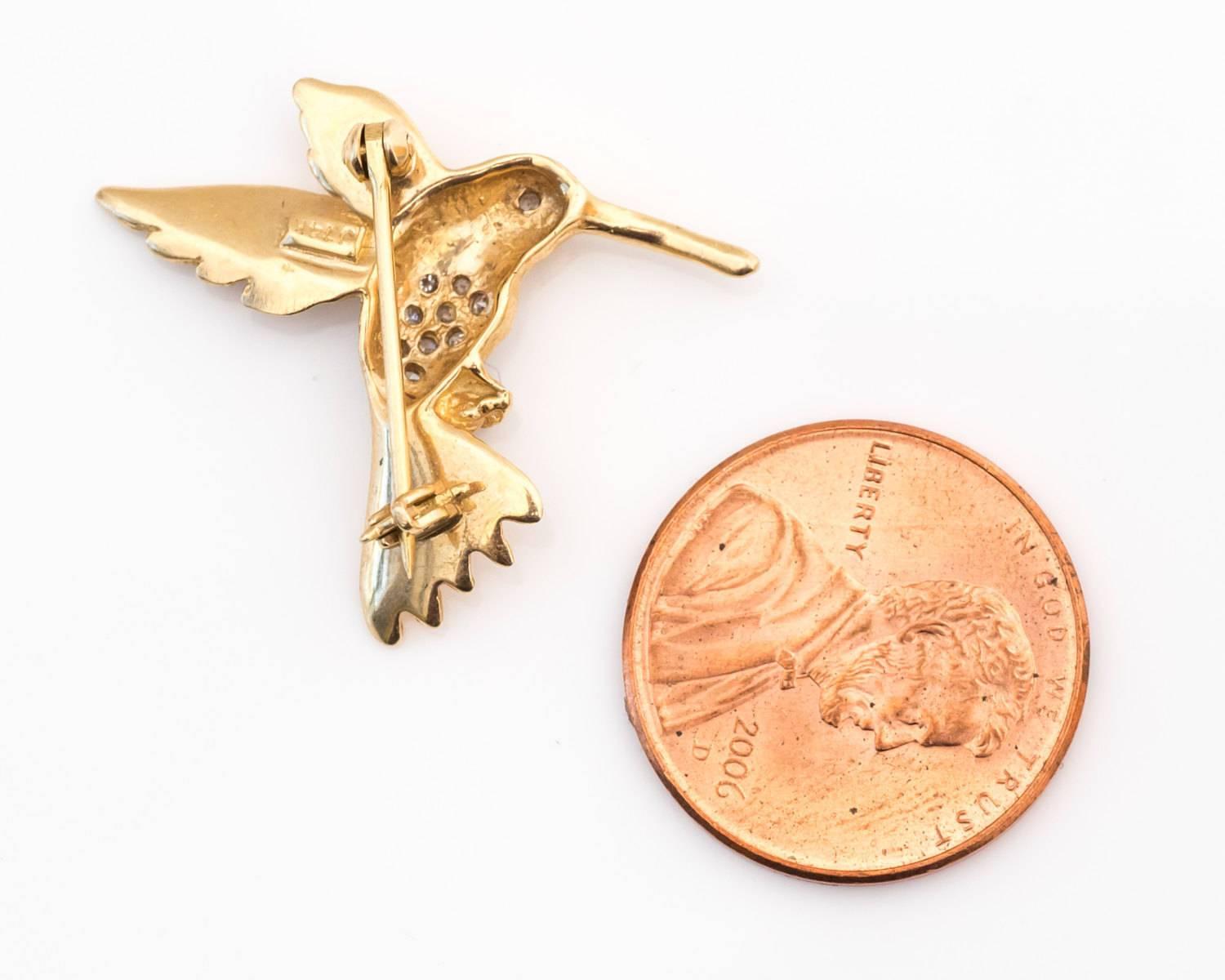 hummingbird pins brooches