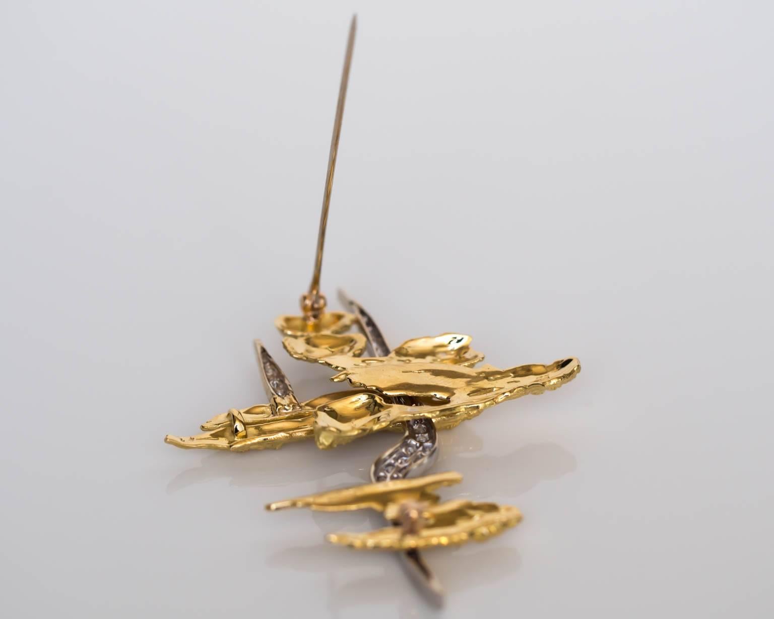 Women's or Men's Late 1950s Yellow Gold Hammerman Brothers 