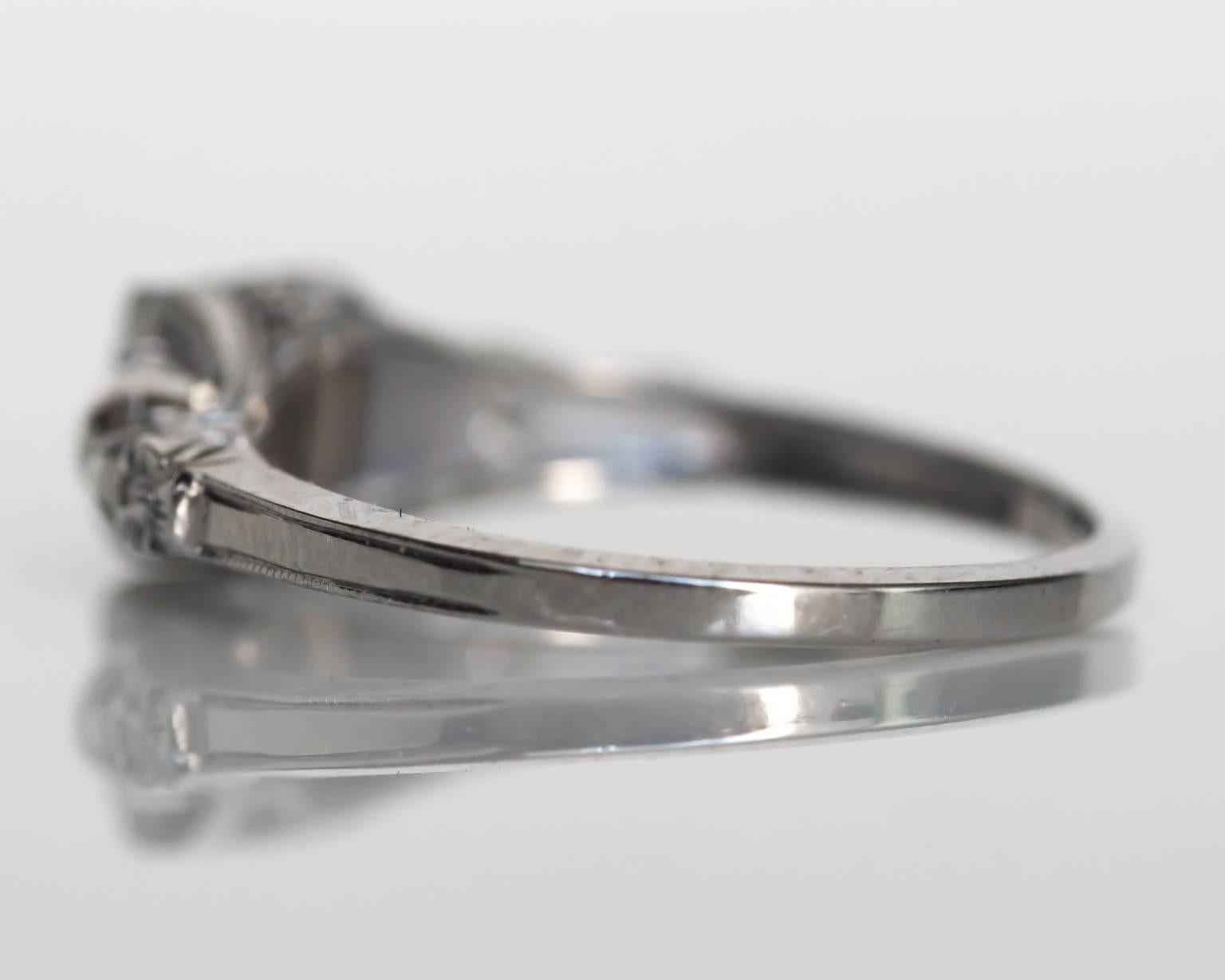 1940s art deco engagement rings