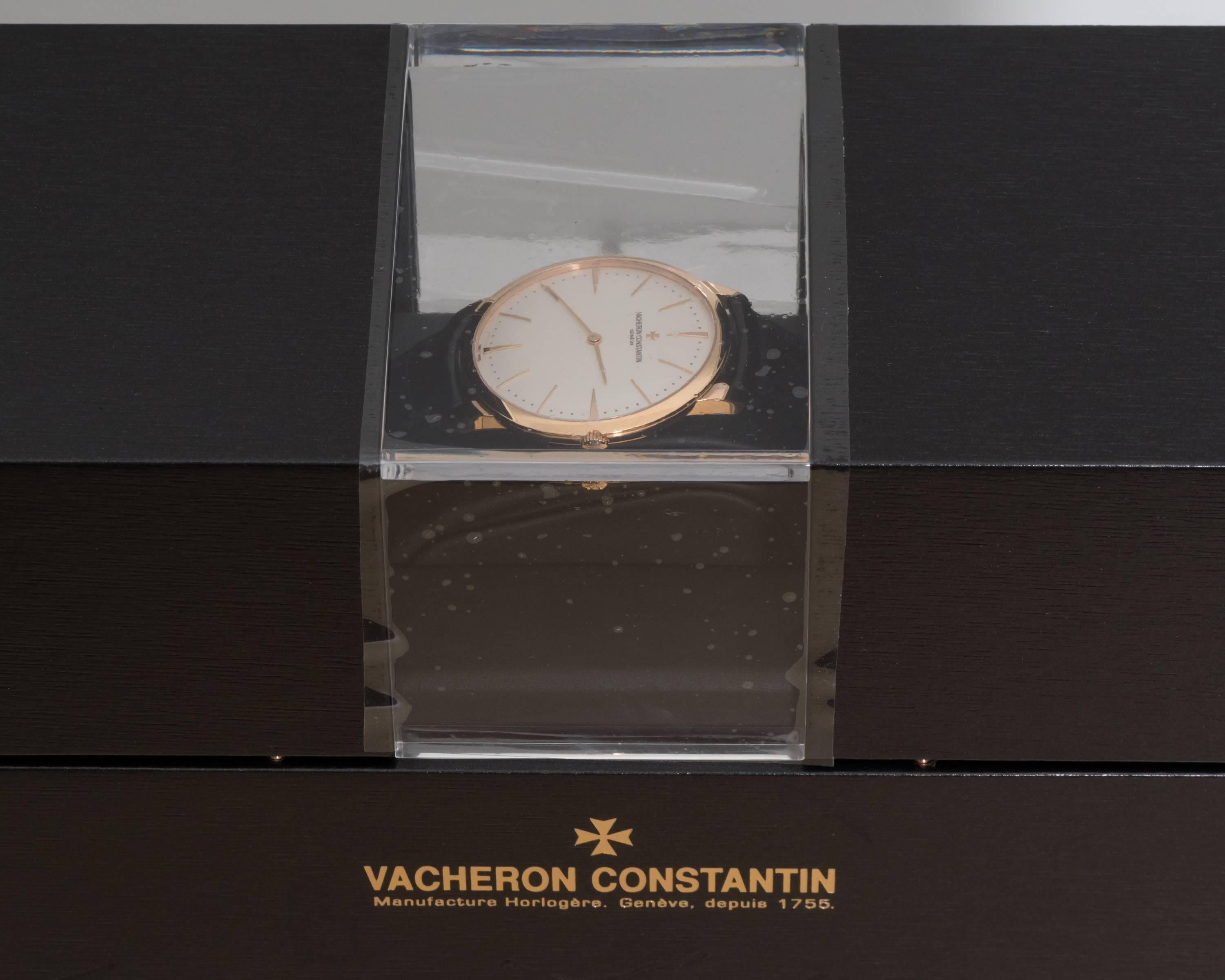 Vacheron Constantin Geneve Rose Gold Manual Wristwatch In Good Condition In Atlanta, GA