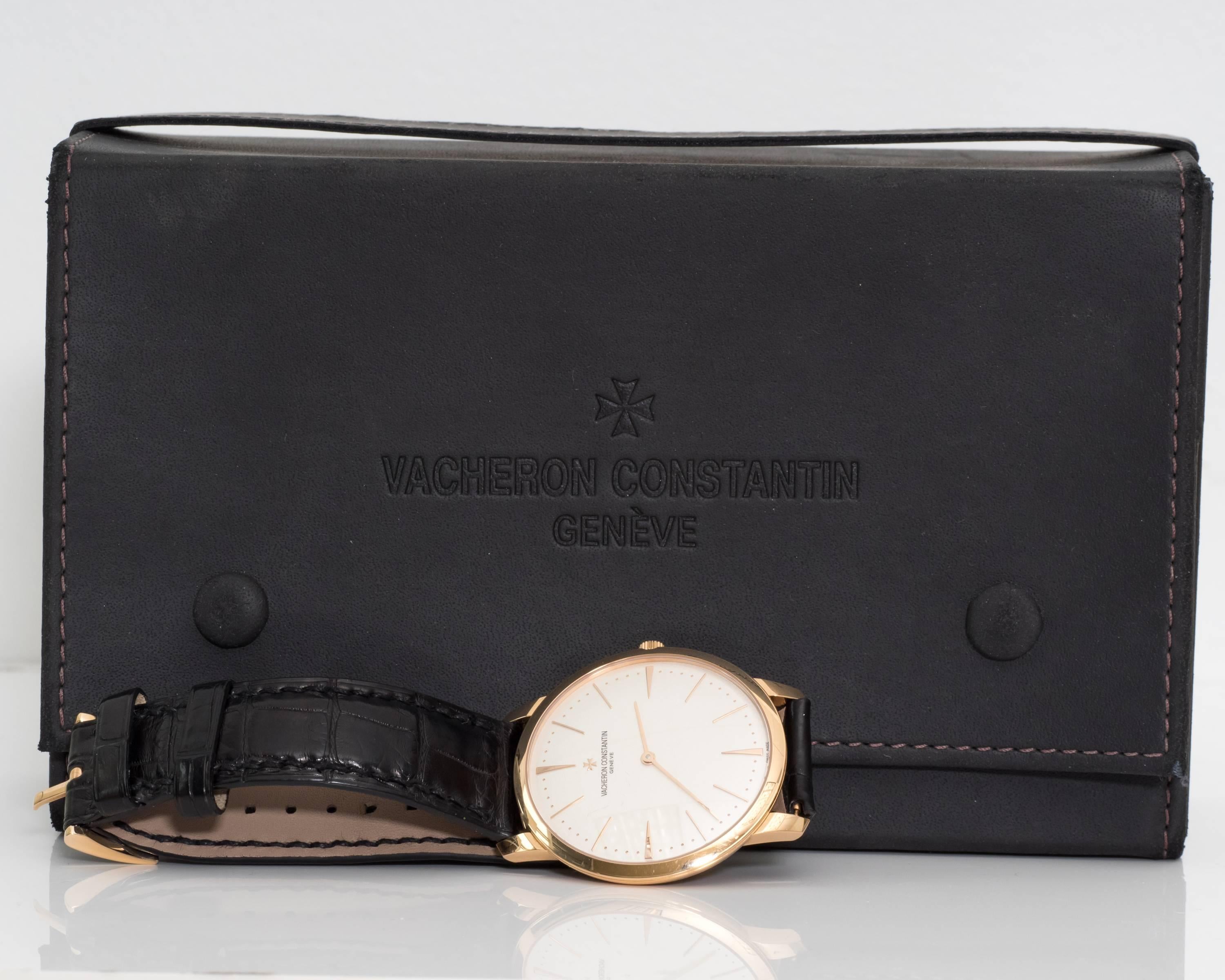 Vacheron Constantin Geneve Rose Gold Manual Wristwatch 1