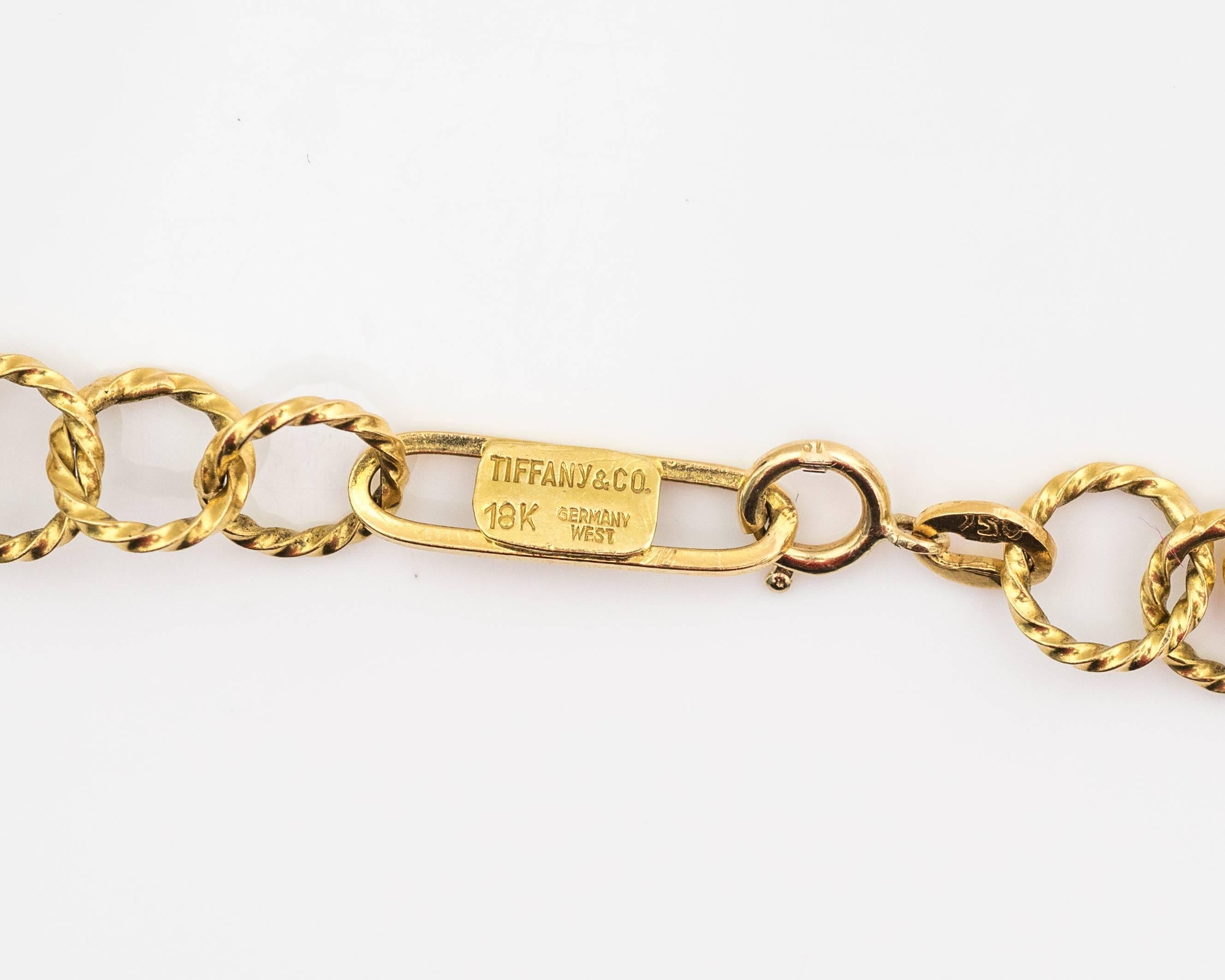 1950s Tiffany & Co. Gold Necklace In Good Condition In Atlanta, GA