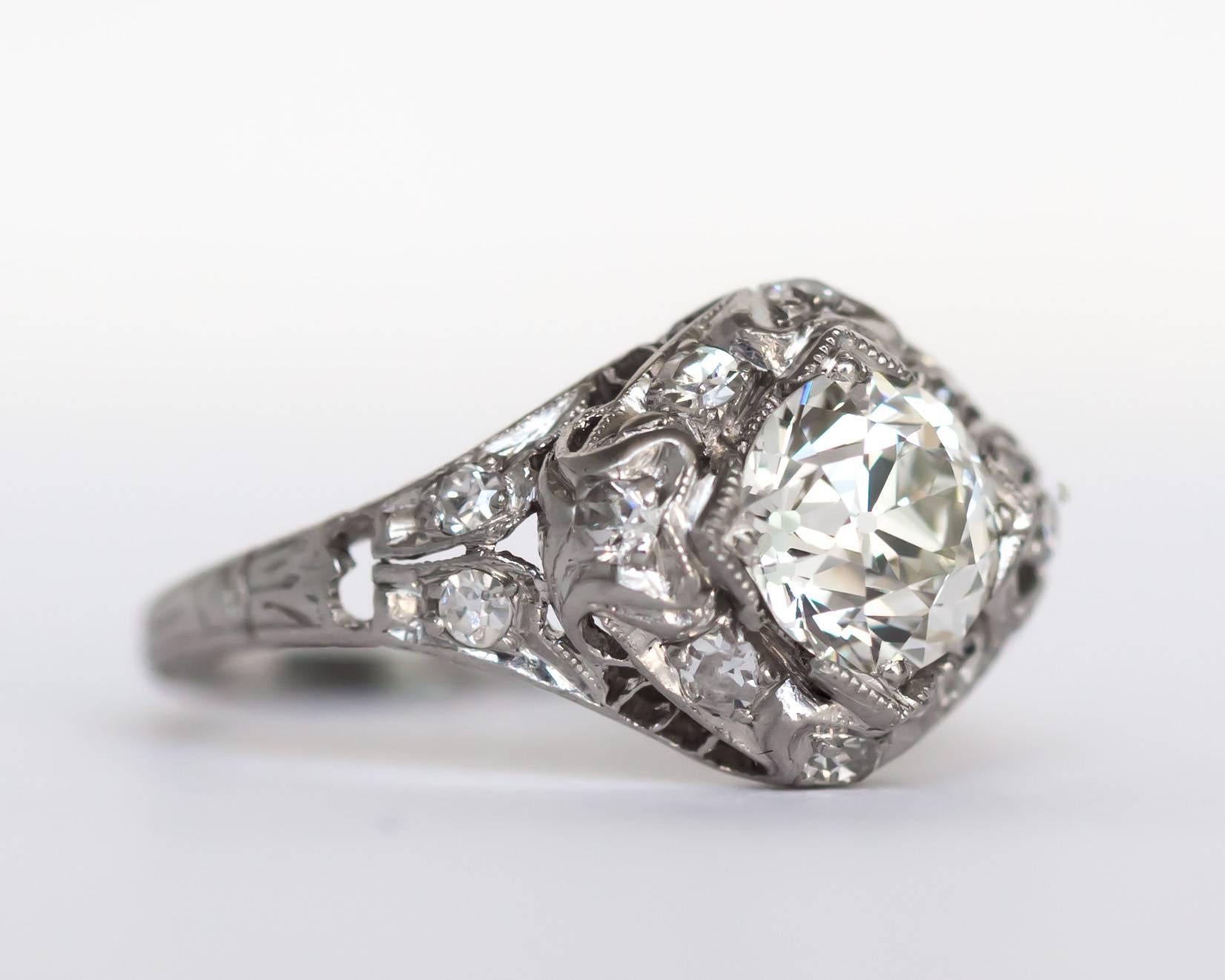 .85 carat diamond ring