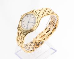 1980s Cartier Cougar 18 Karat Yellow Gold Watch