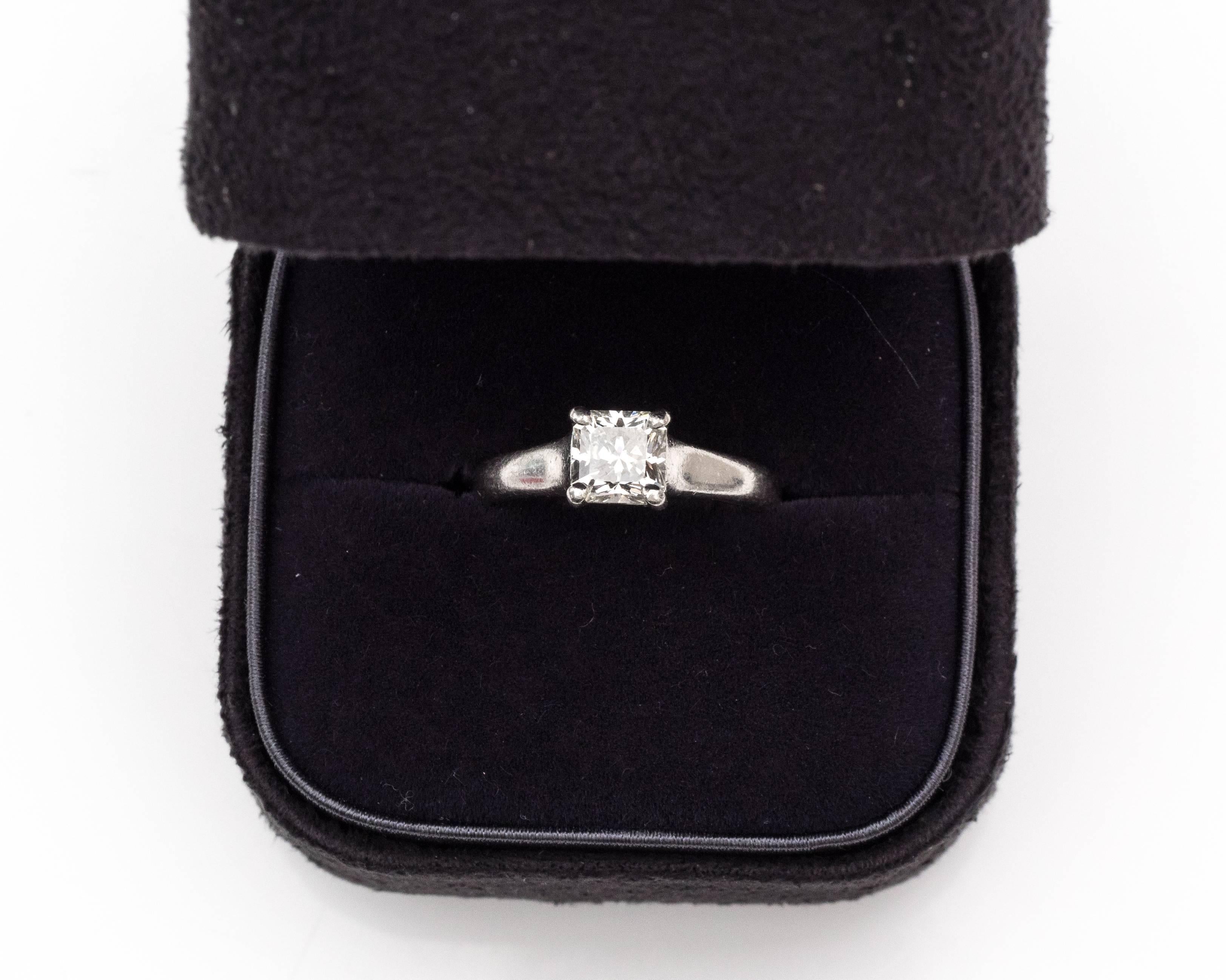 Tiffany & Co. Lucida Diamond Engagement Ring In Excellent Condition In Hicksville, NY