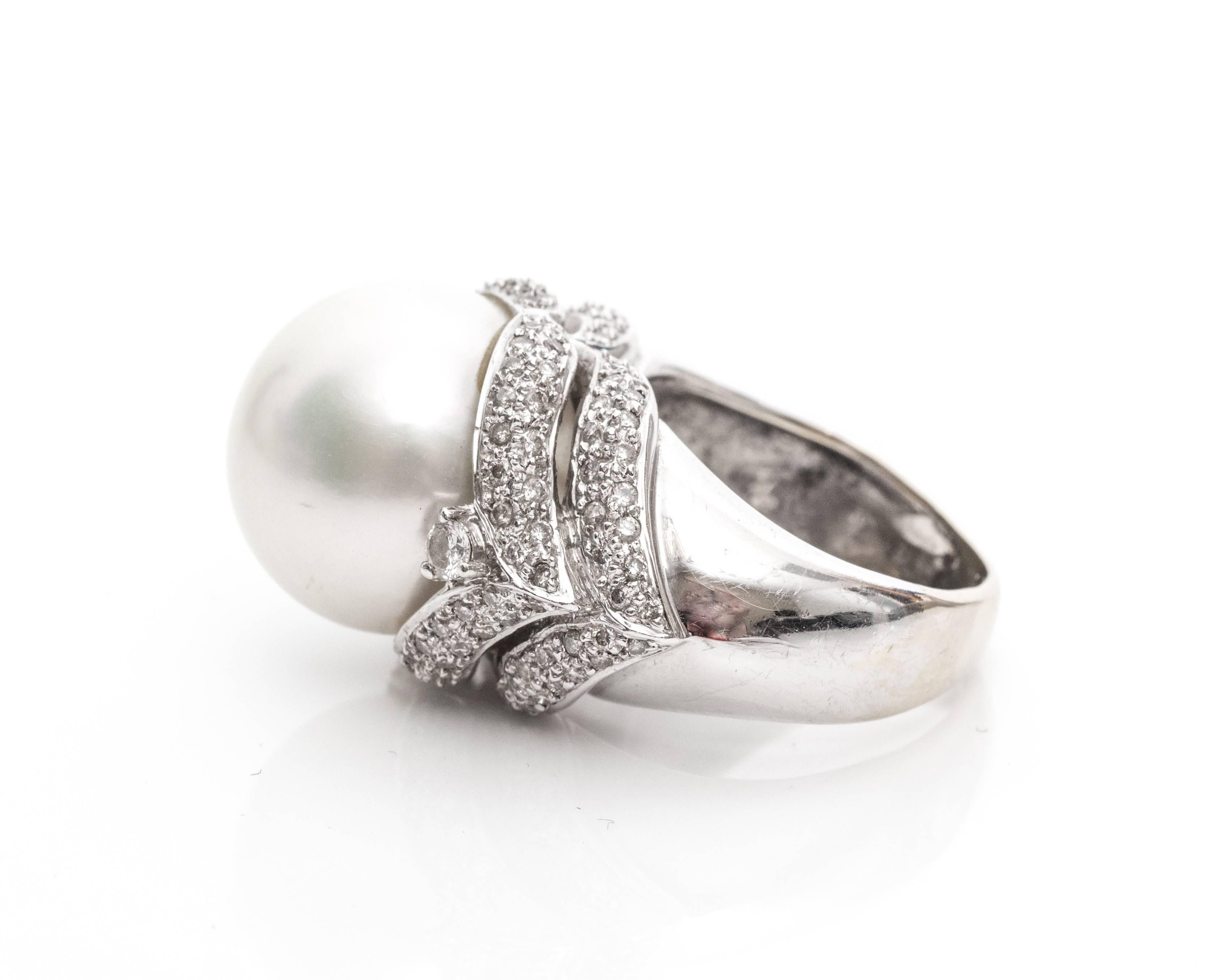 pearl cocktail ring