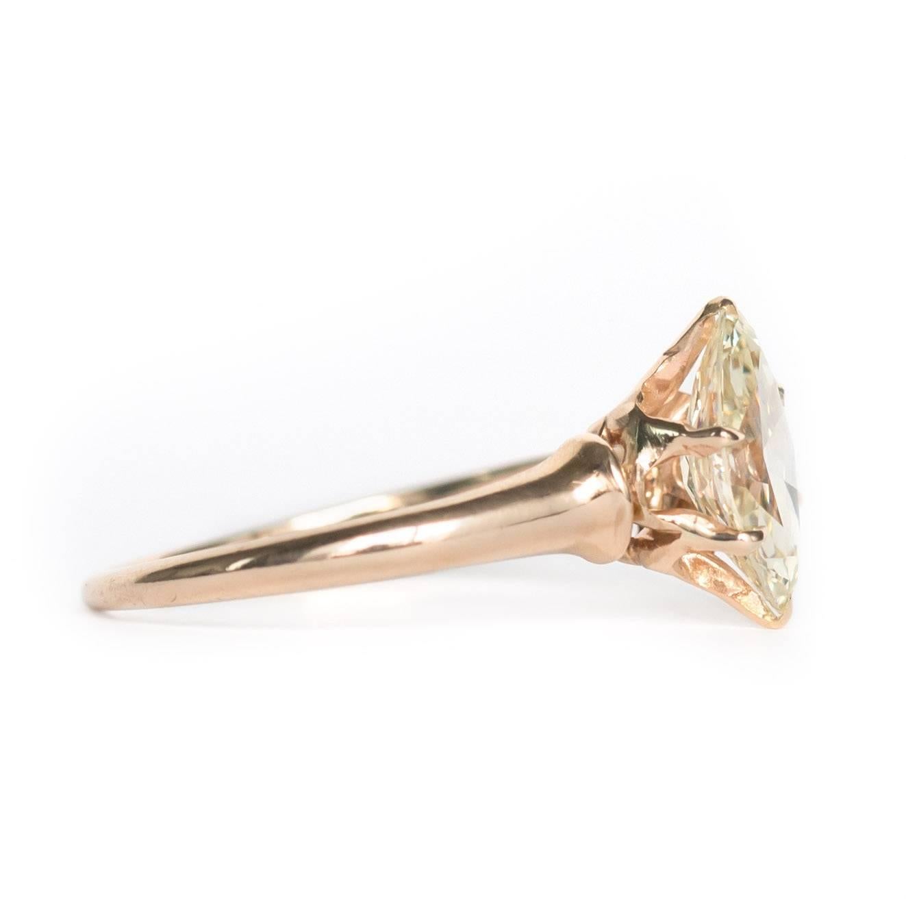 victorian marquise diamond ring