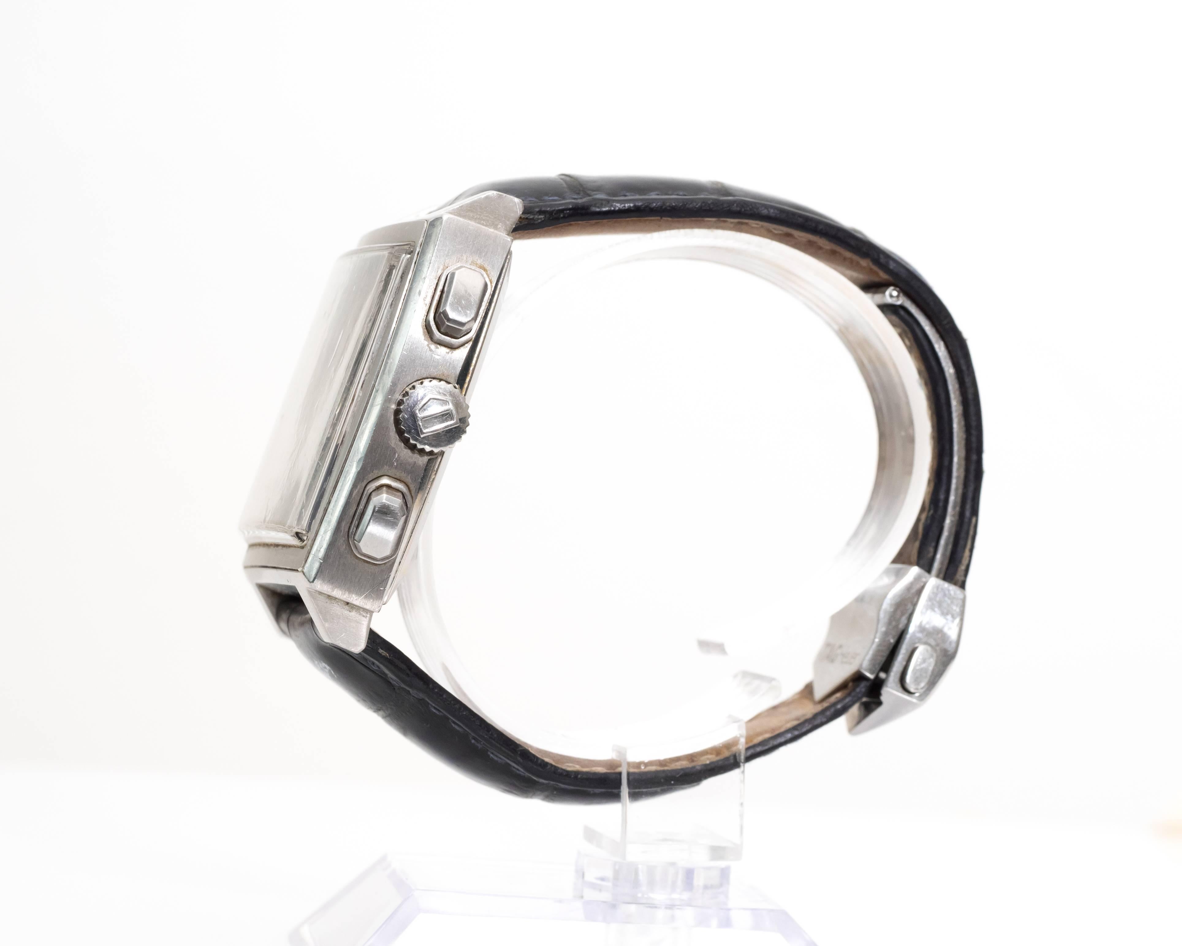 Men's TAG Heuer Stainless Steel Monaco Chronograph Wristwatch