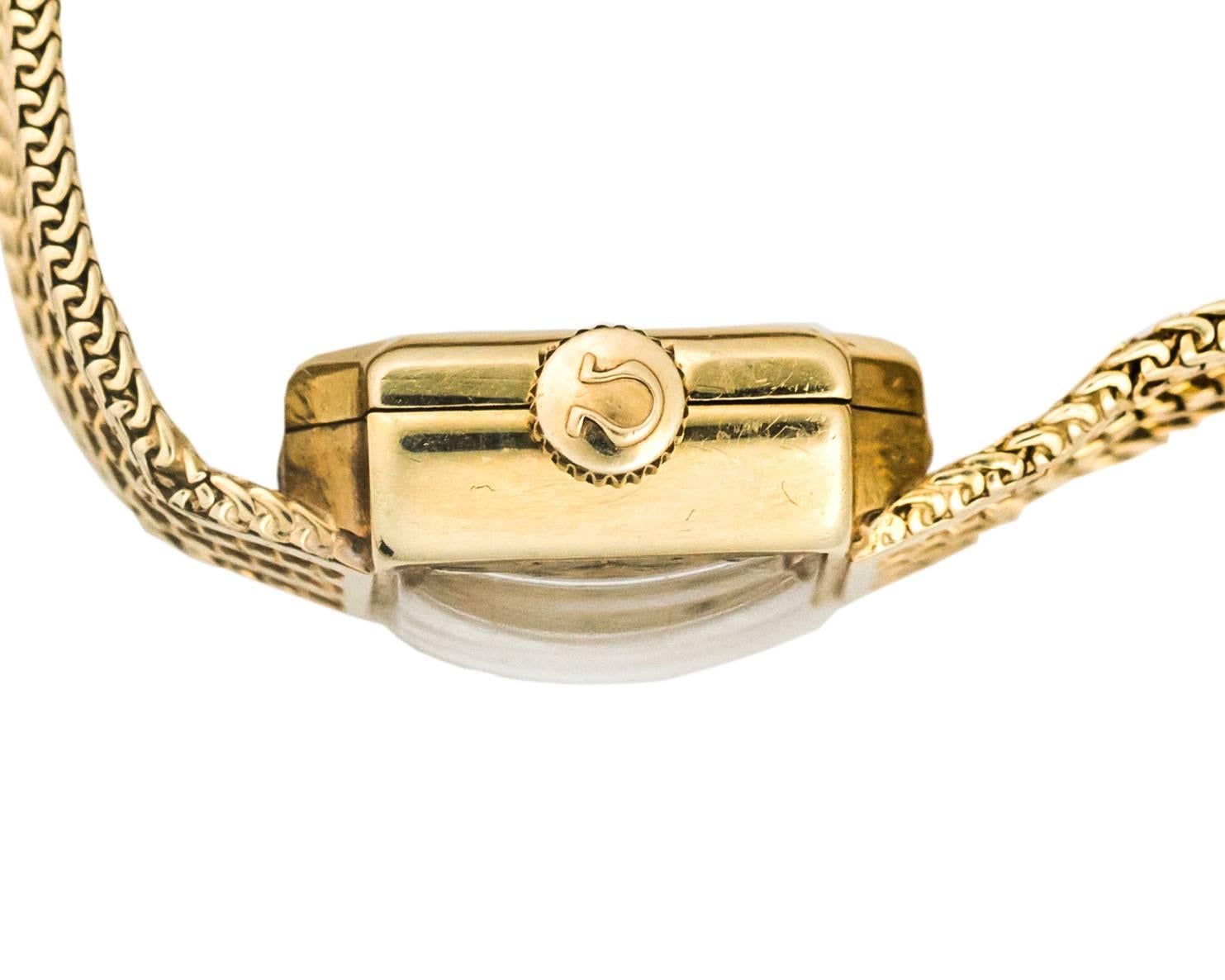 1950s Rolex 14K Yellow Gold Ladies Wrist Watch 1
