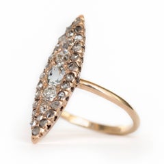 .50 Carat Aquamarine and Diamond Yellow Gold Engagement Ring