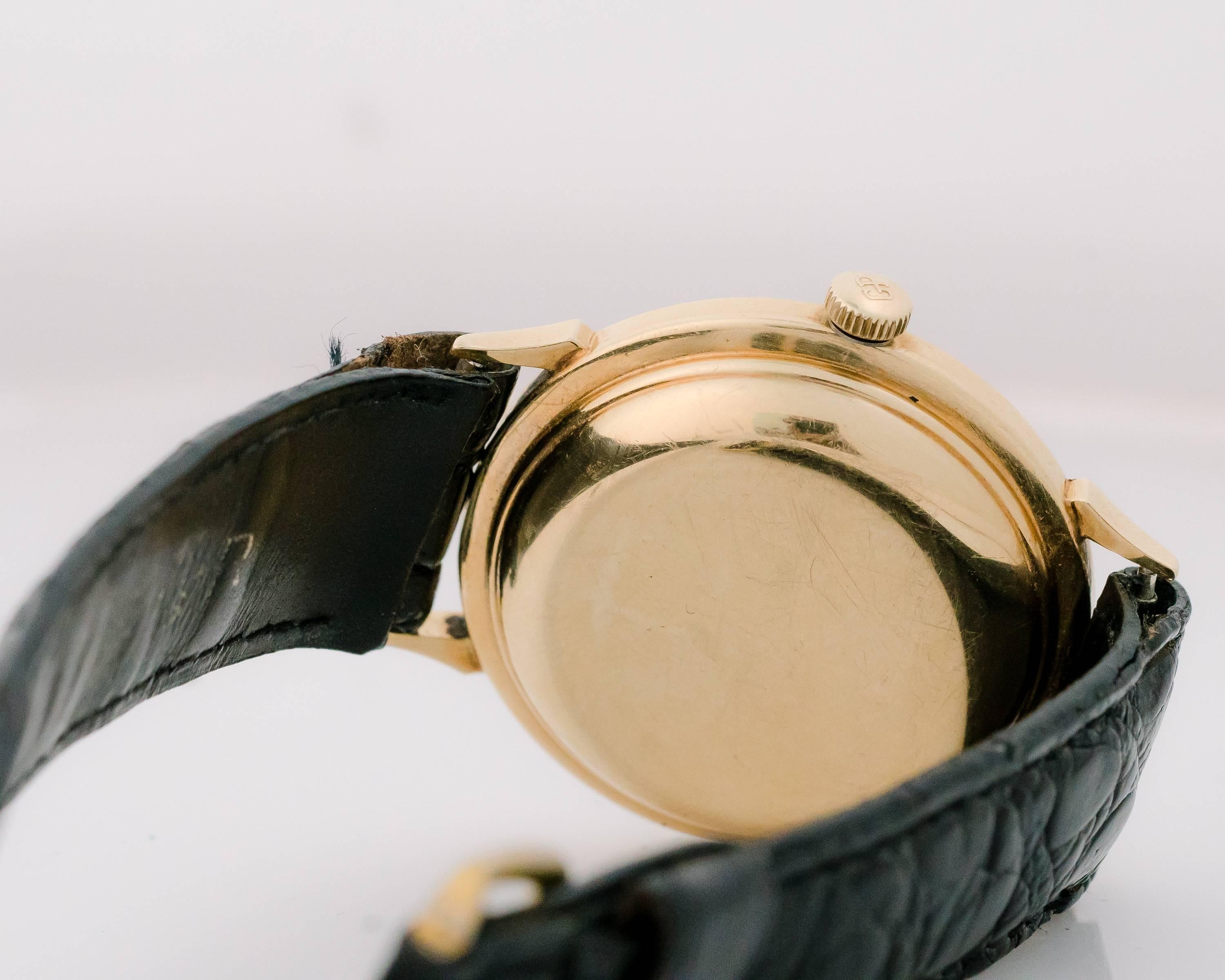 girard perregaux 14k gold watch vintage