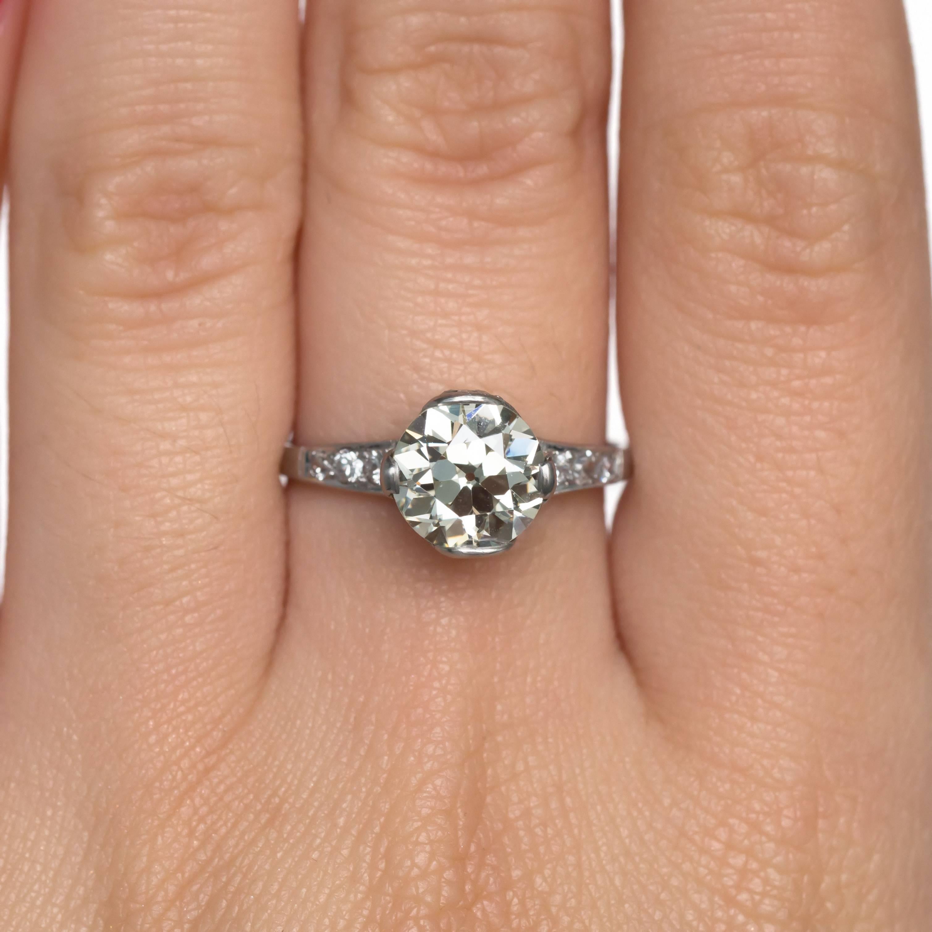 2.01 Carat Diamond Platinum Engagement Ring 1