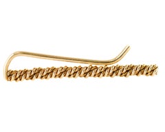 1940s 14 Karat Yellow Gold Tie Bar