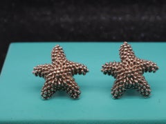 Sterling Silver Tiffany & Co Starfish Clip Earrings - VHK#245
