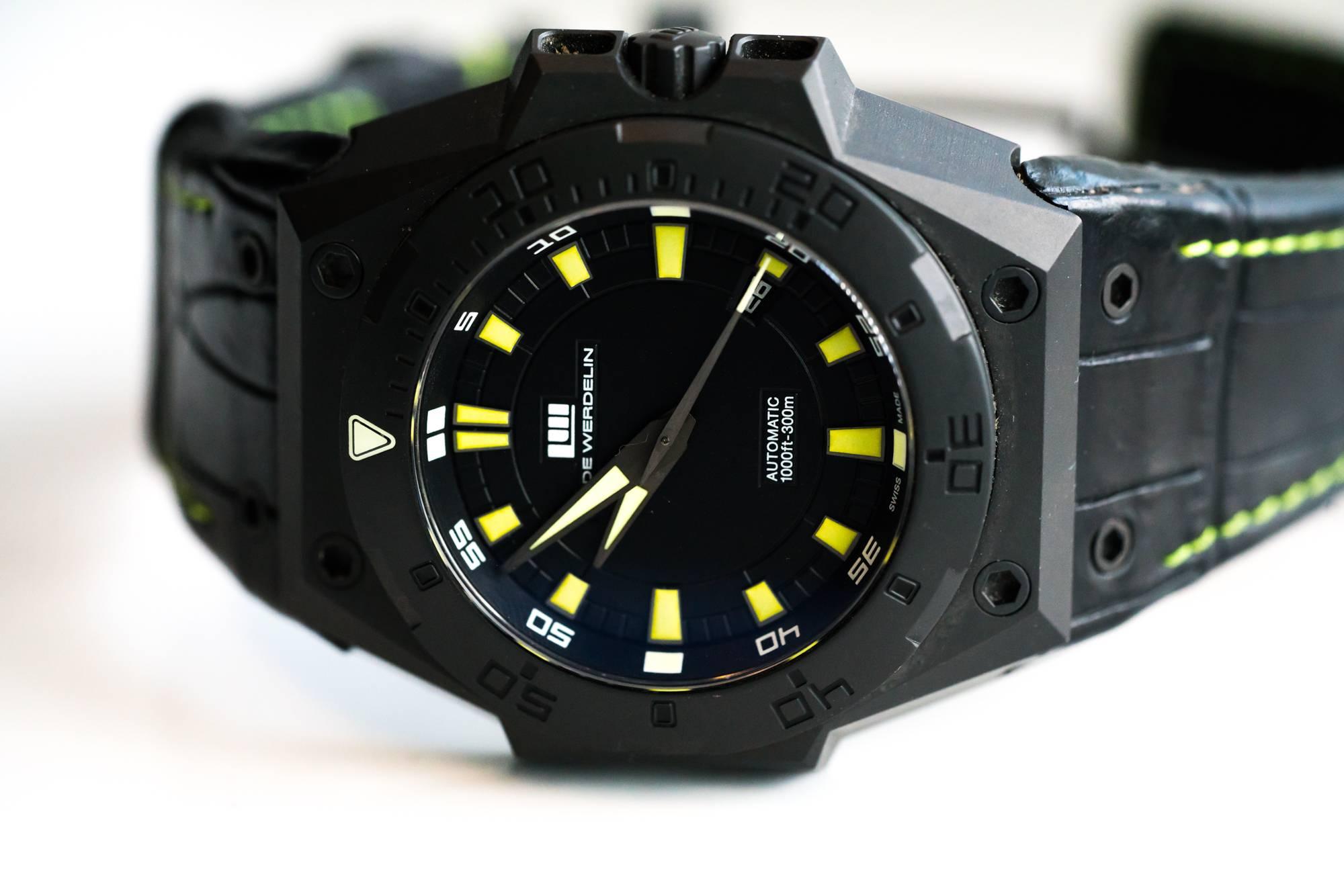 Linde Werdelin Hard Black II DLC Diver Swiss Limited Edition Wristwatch 3