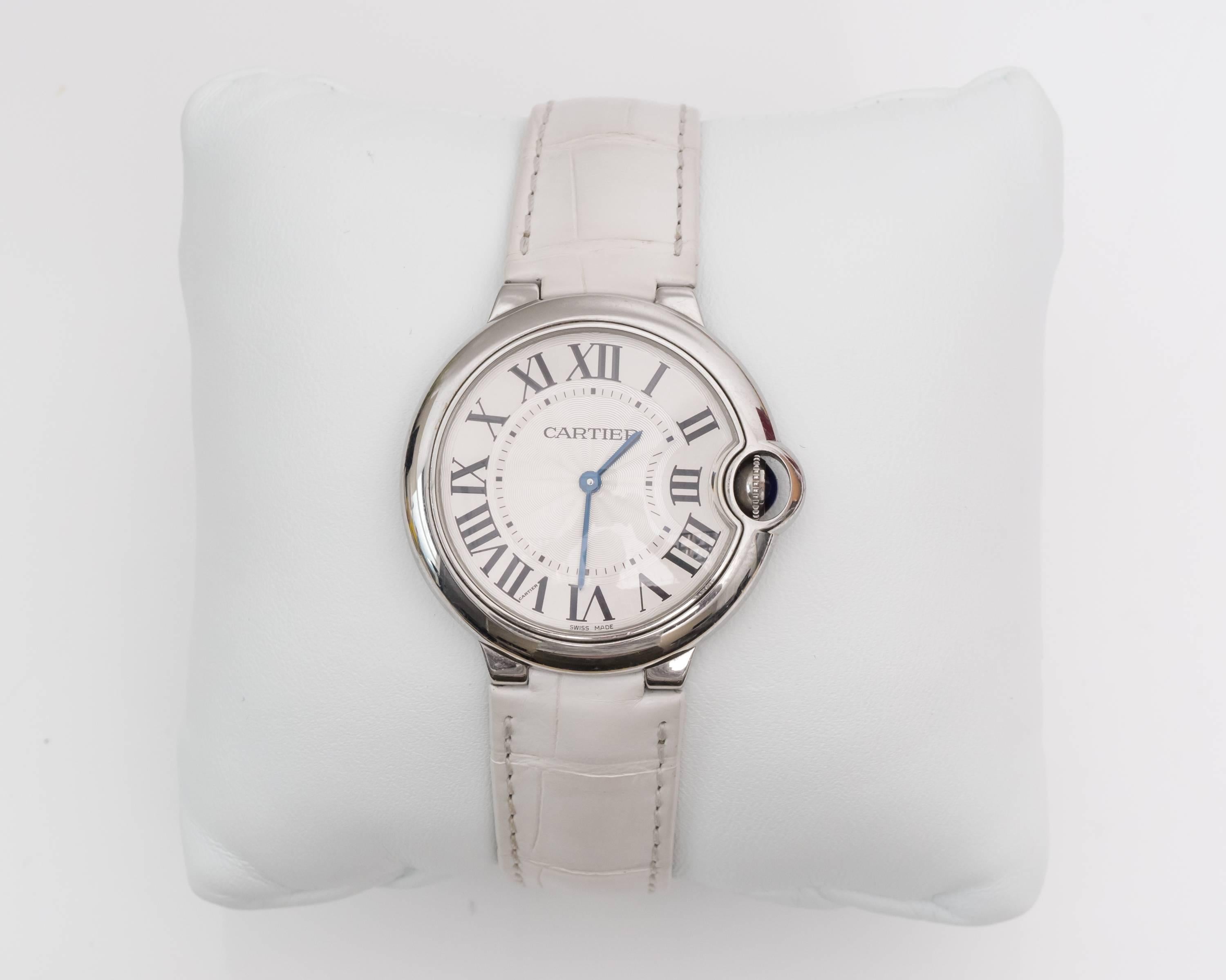 Cartier Stainless Steel Ballon Bleu Wristwatch 2