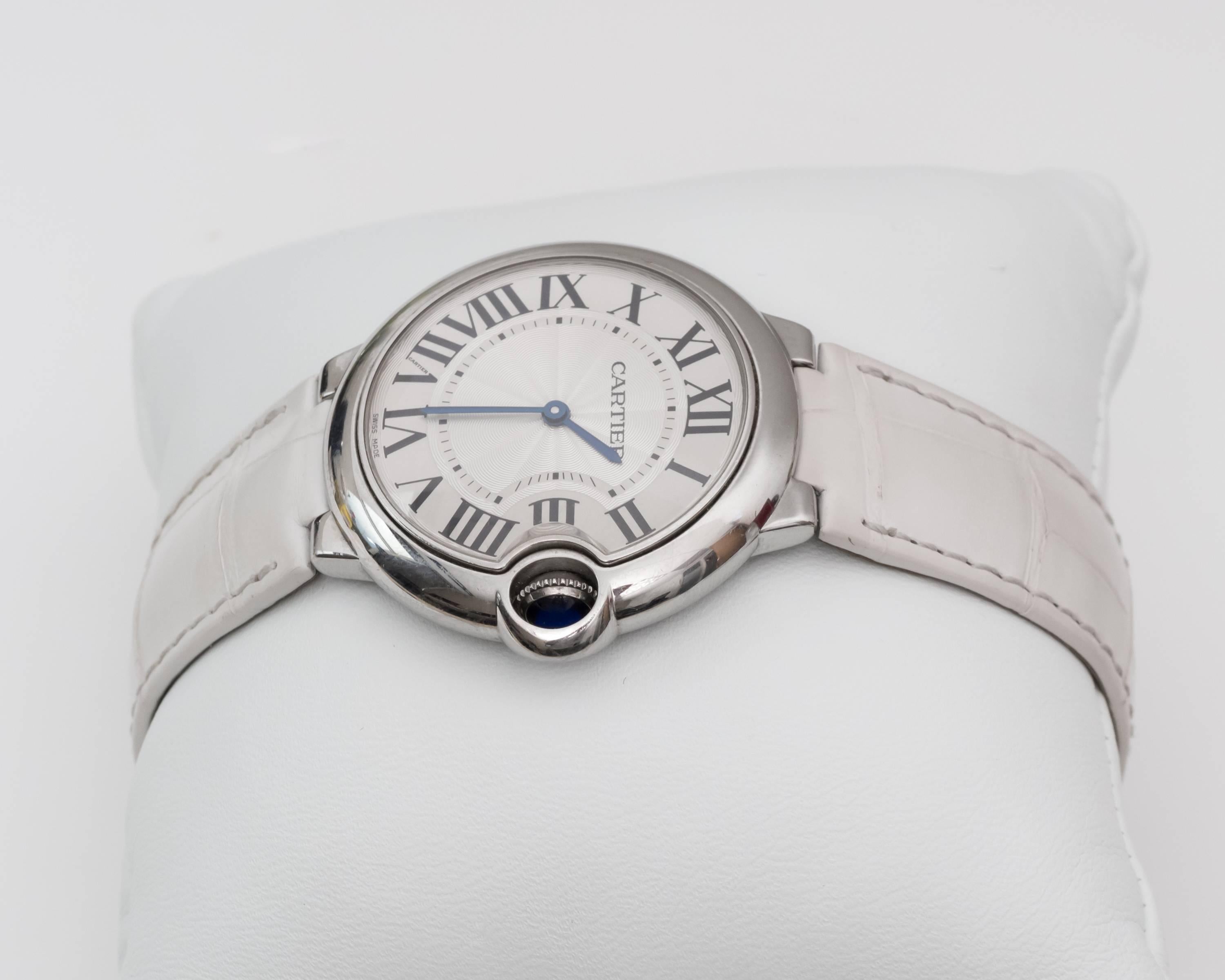 Cartier Stainless Steel Ballon Bleu Wristwatch 3