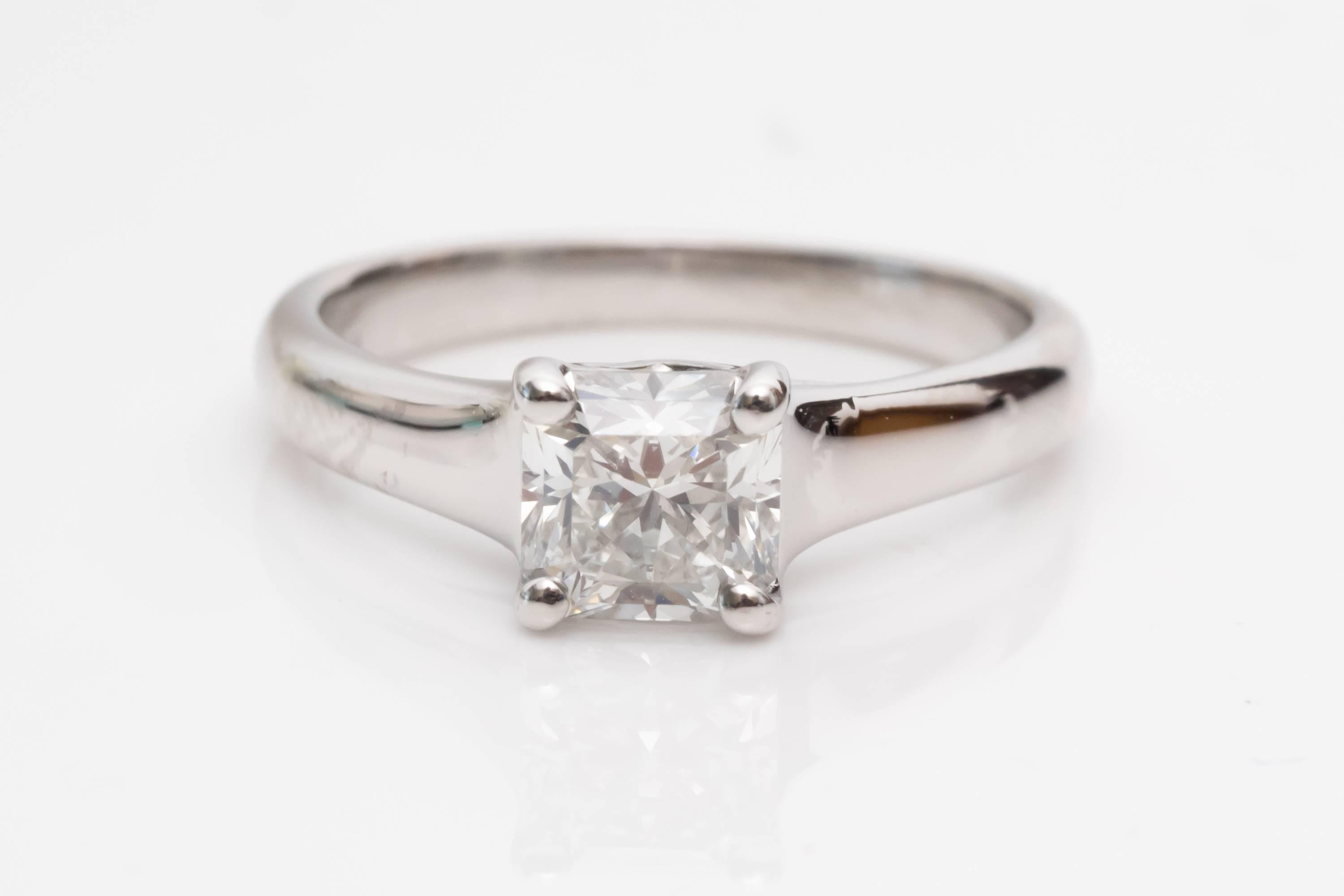 Modern Tiffany & Co. Lucida Diamond Engagement Ring