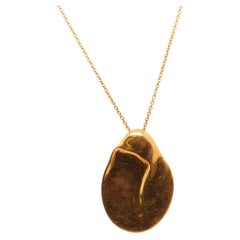 Estate 18K Yellow Gold Tiffany & Co. Madonna Pendant Necklace - VHK#1027