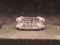 Estate 18K White Gold Diamond Band - VHK#496A