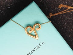 Collana in oro giallo 18 carati Paloma Picasso di Tiffany & Co. Collana con ciondolo Ariete