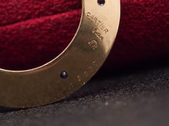 Spilla Cartier in oro giallo 14 carati con motivo floreale in zaffiro - VHK#532A