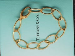 Bracciale Tiffany & Co. in oro giallo 18 carati con maglie ovali - VHK#335A