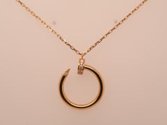 Pendentif « Juste un Clou » Cartier en or jaune 18 carats, diamants - VHK#765A