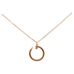 Pendentif « Juste un Clou » Cartier en or jaune 18 carats, diamants - VHK#765A
