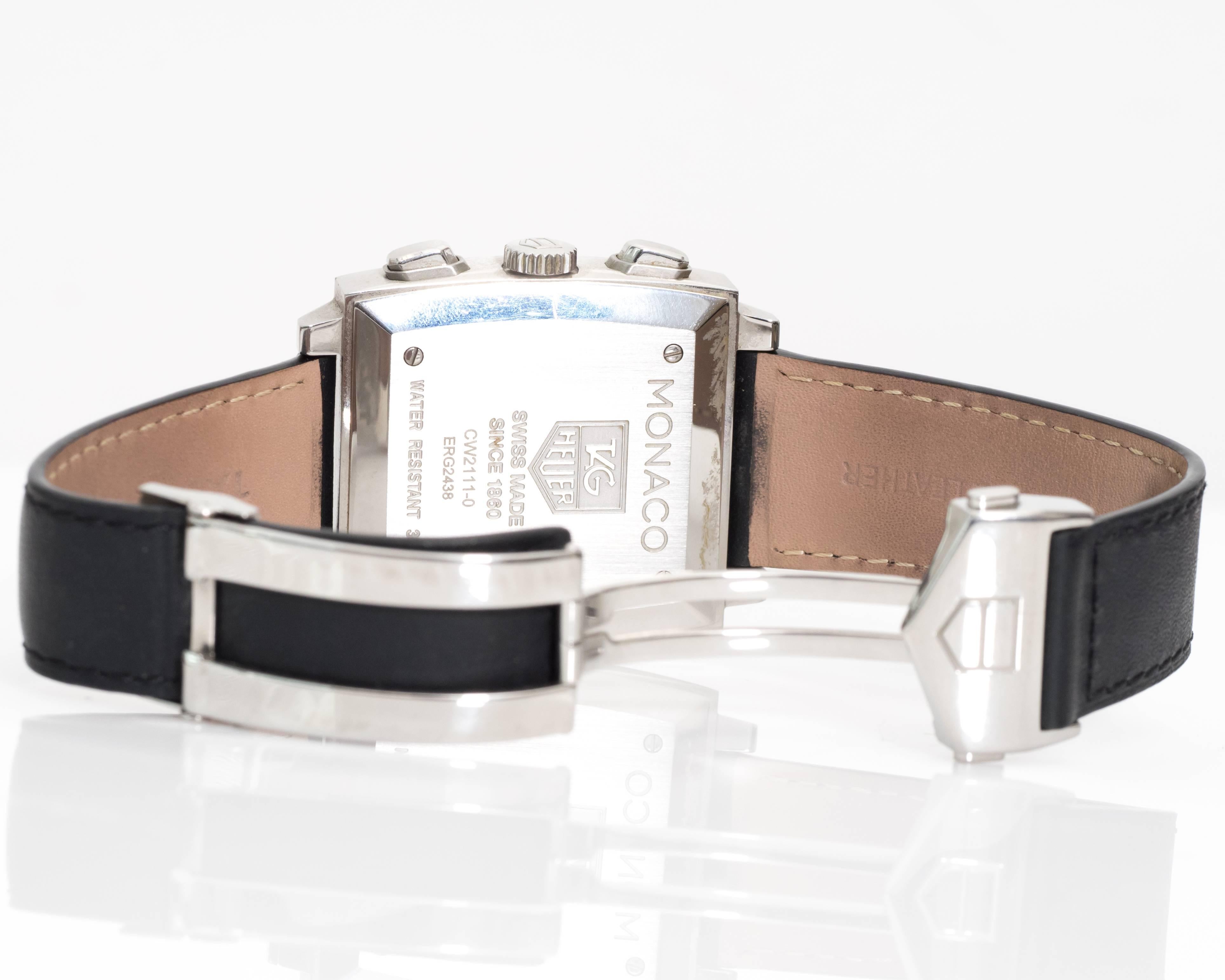  Tag Heuer Monaco Stainless Steel Wristwatch 3