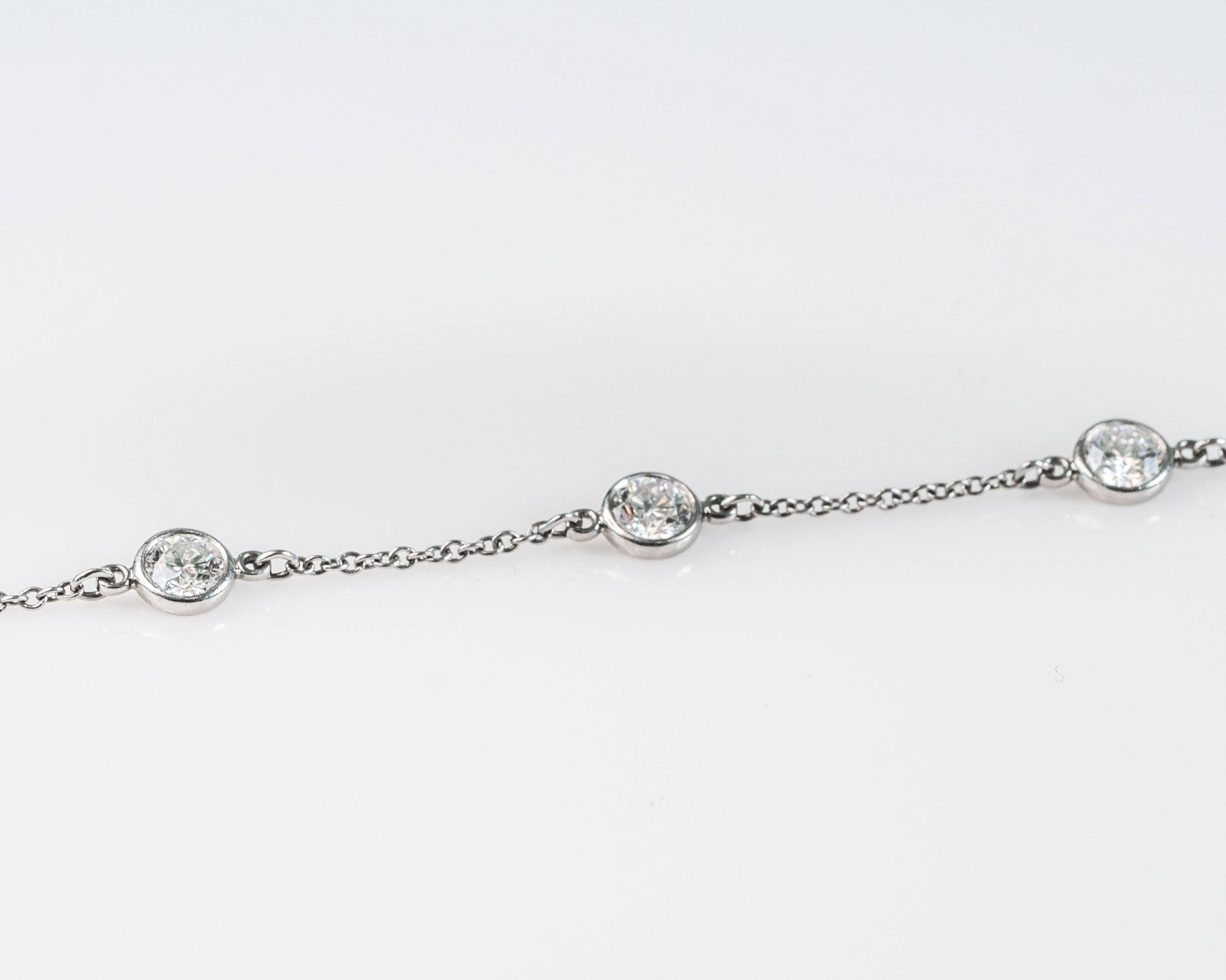 elsa peretti diamonds by the yard bracelet