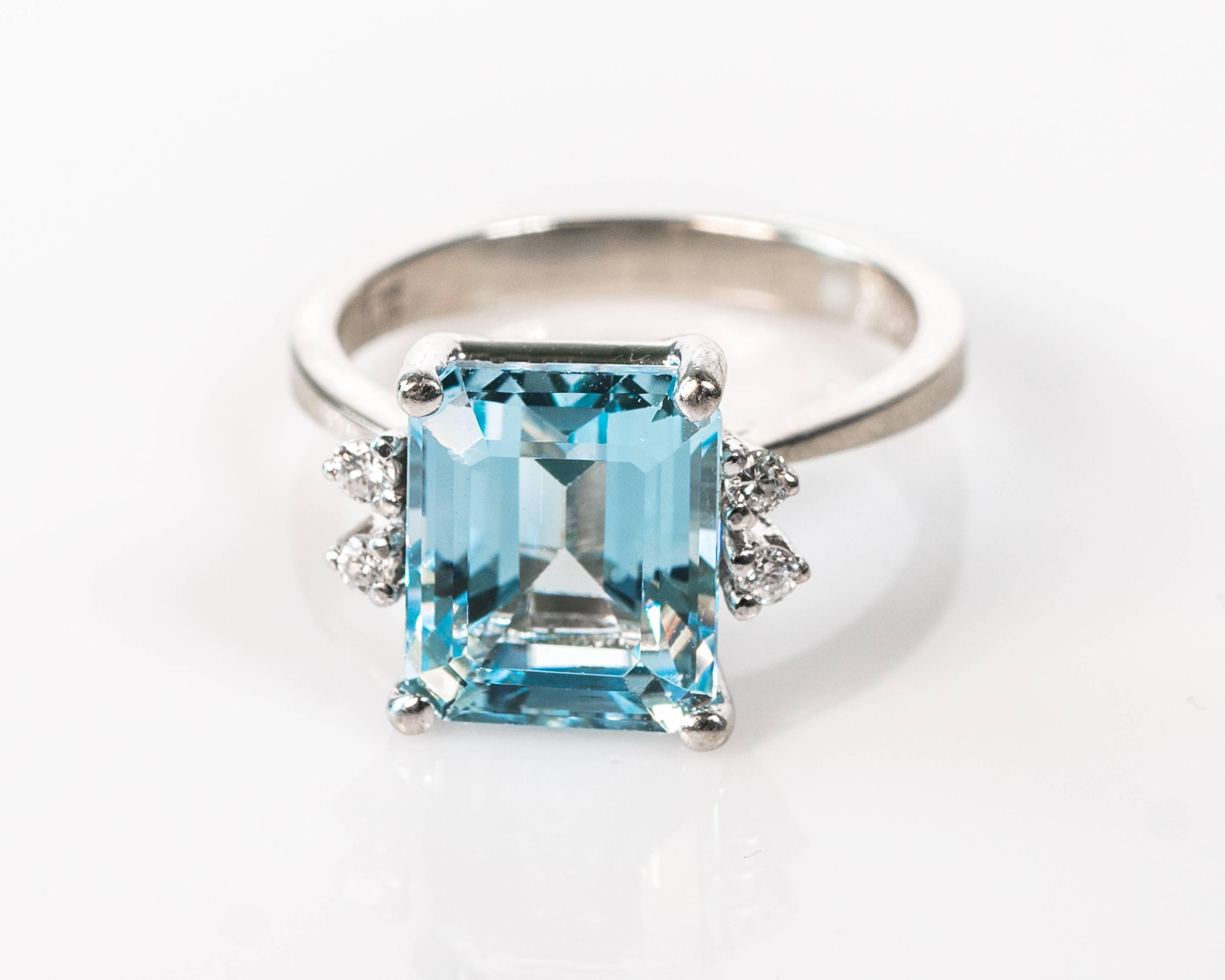 5 carat aquamarine ring