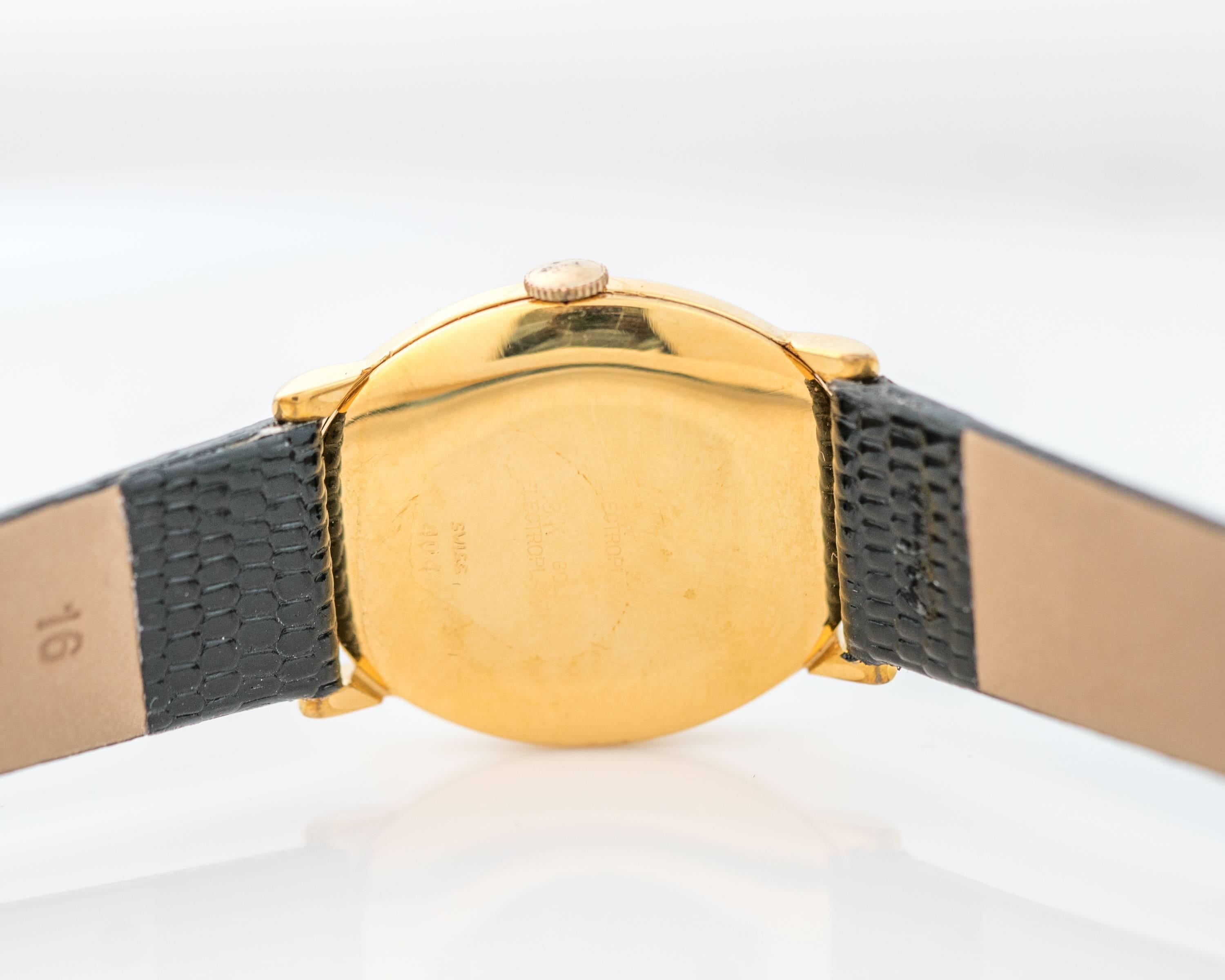 Women's 1980s Piaget 18K Gold Plate Ladies Wristwatch