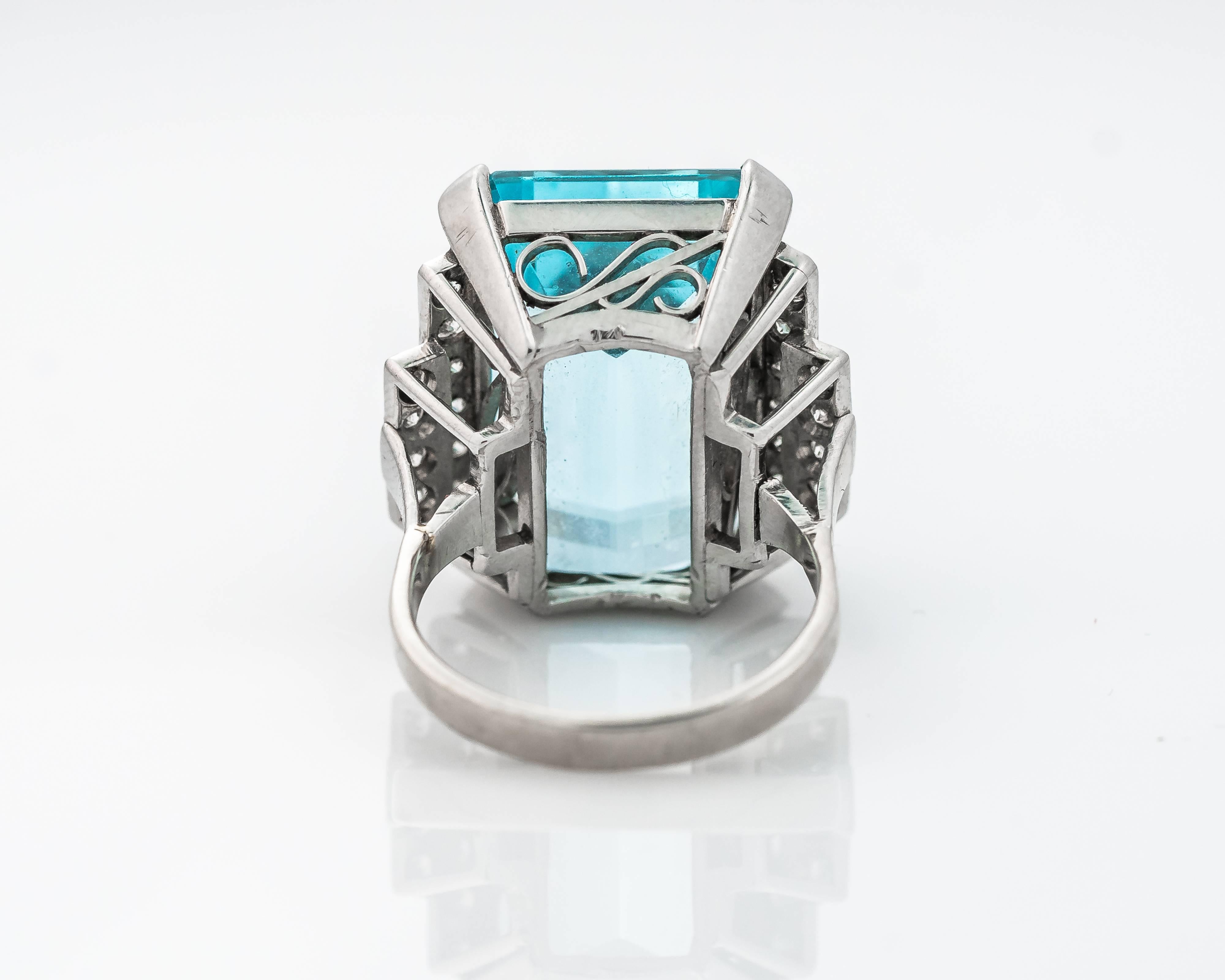 20 carat aquamarine ring