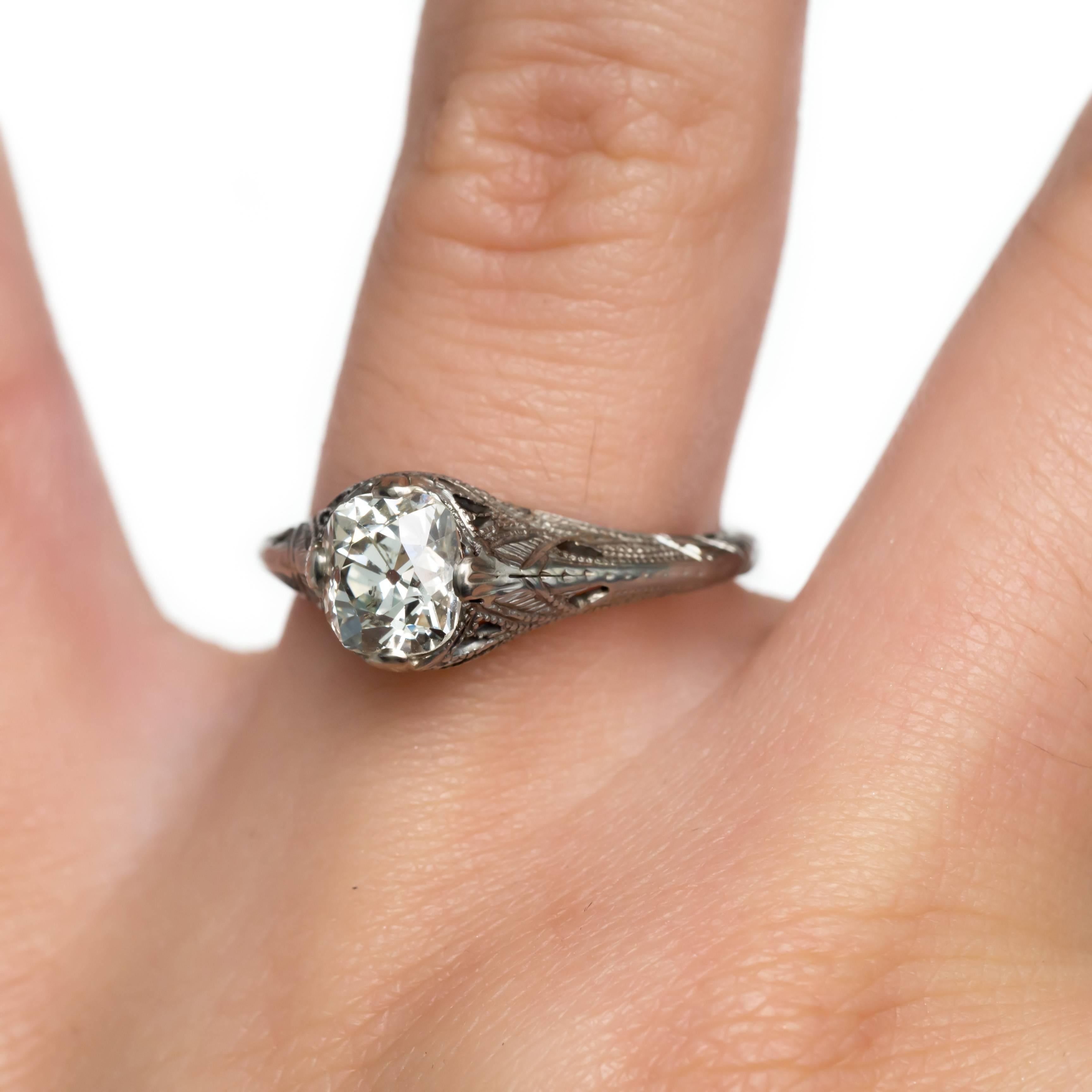 1.30 Carat Diamond White Gold Engagement Ring 1