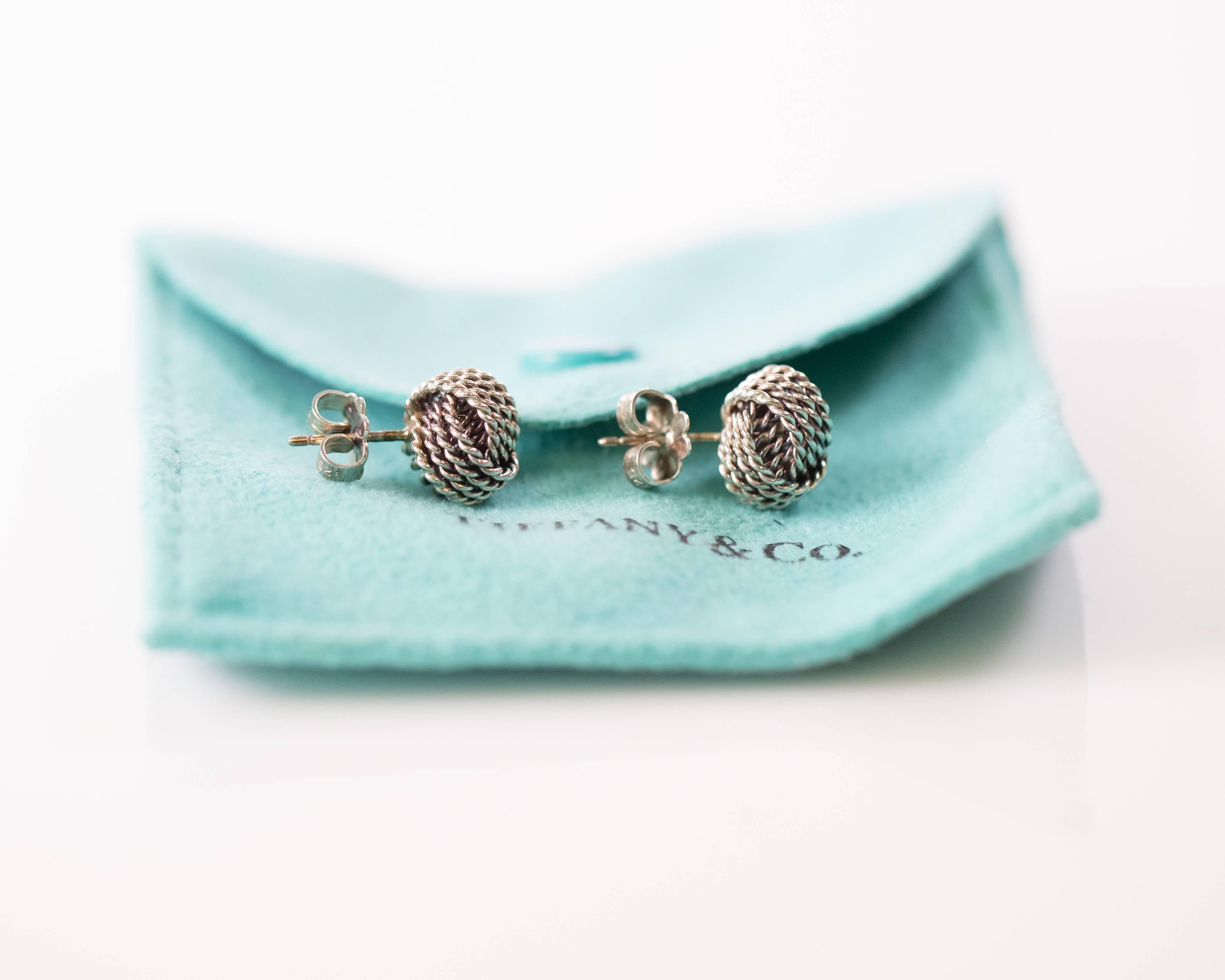 tiffany knot earrings