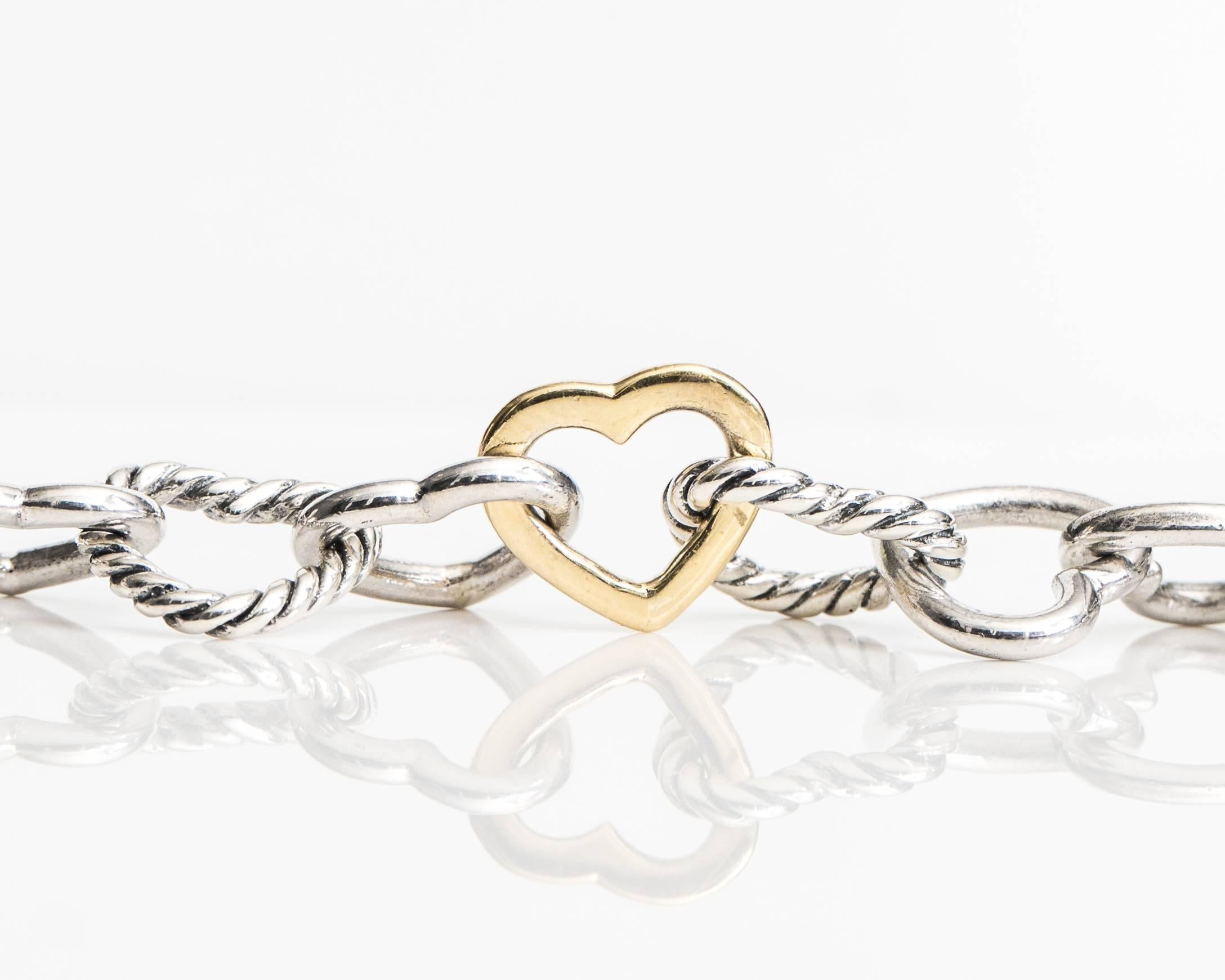 david yurman heart link bracelet