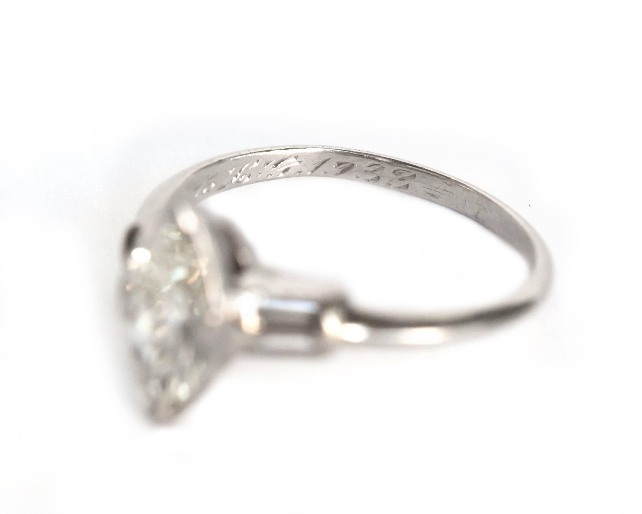 antique marquise diamond ring