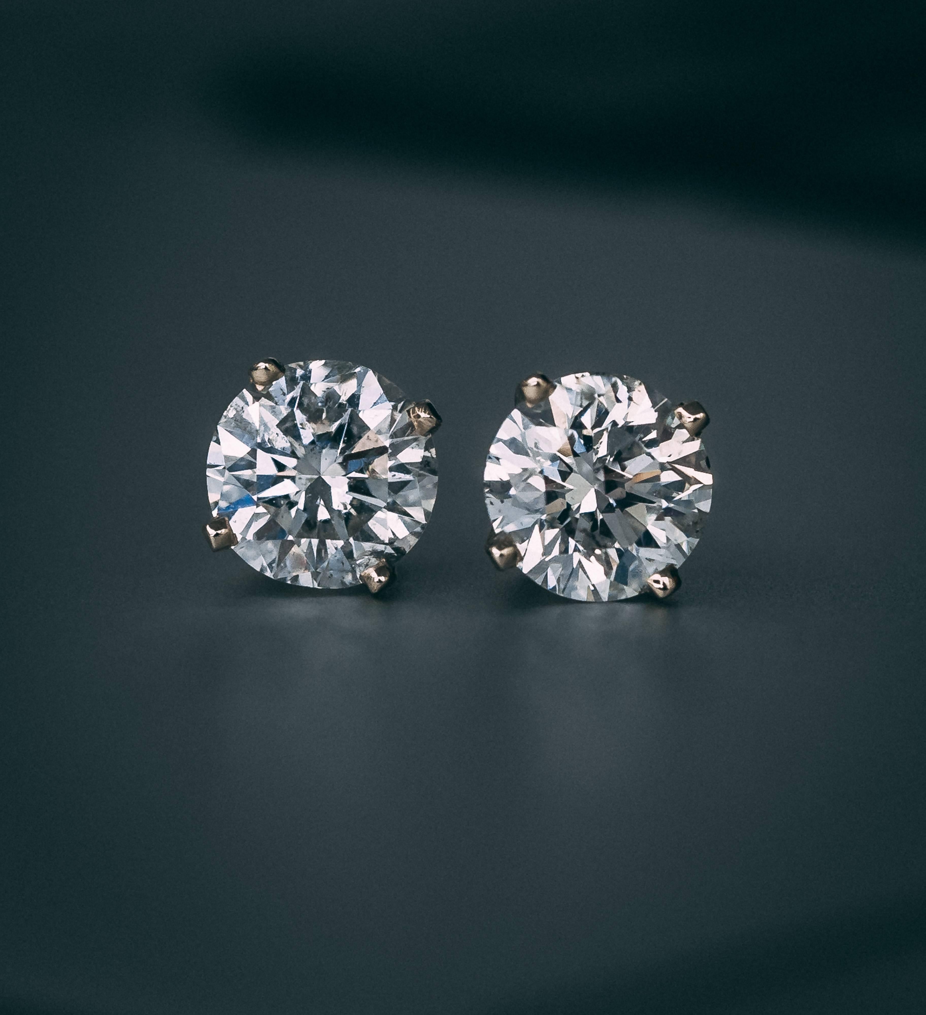 1.5 ct diamond earrings