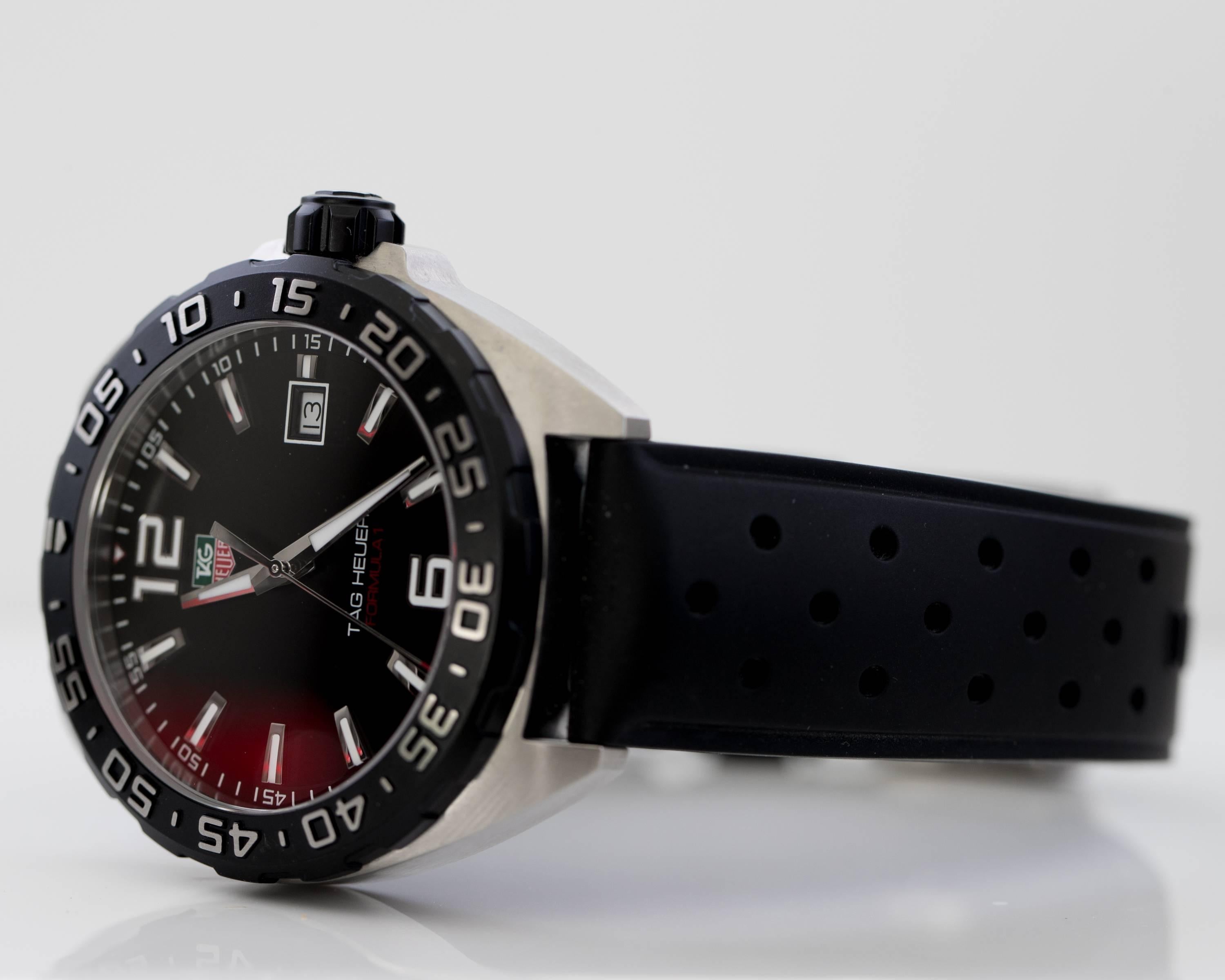 Tag Heuer Stainless Steel Formula 1 quartz Wristwatch, 2014  3