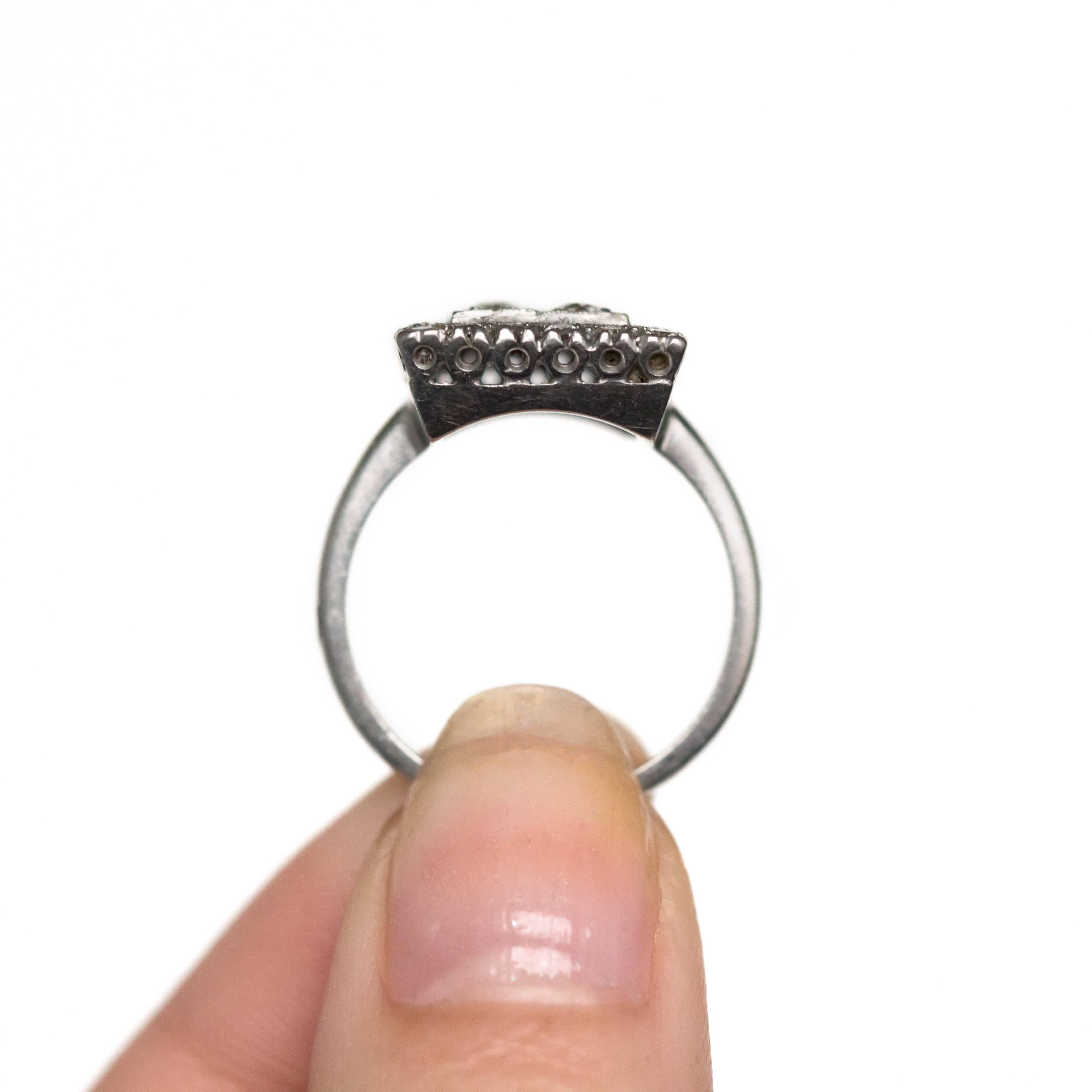 .50 Carat, Total Weight Diamond Platinum Engagement Ring In Excellent Condition For Sale In Hicksville, NY