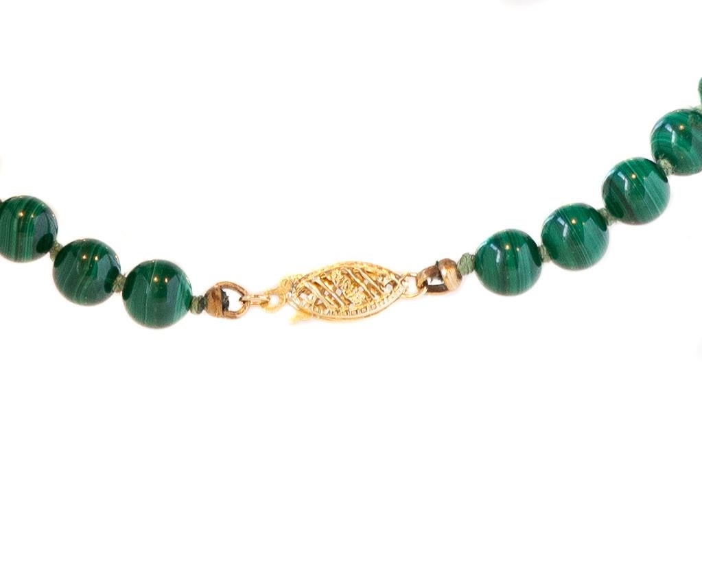 mens jade bead necklace