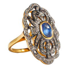 Jade Jagger Sapphire and Diamond Ring