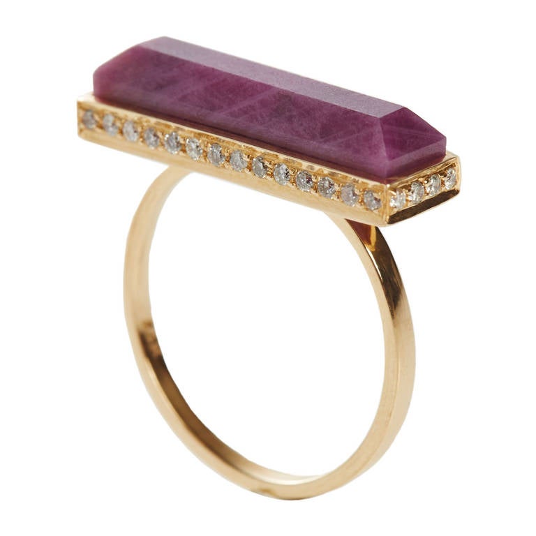 Jade Jagger Never Ending Ruby Diamond Ring