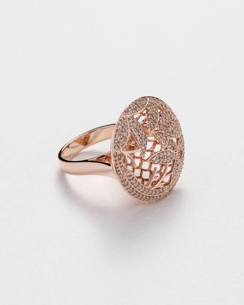 Rose Gold and Diamond Ring from the Jade Jagger Opium Bamboo Collection.
Available in size US 7.
Handmade in Jaipur, India.