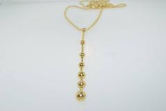 Cartier "Pluie de Diamants" Diamond Gold Pendant Drop Necklace