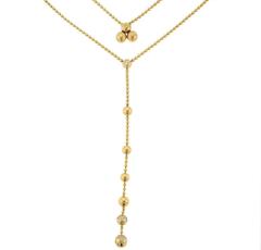Cartier "Pluie de Diamants" Diamond Gold Pendant Drop Necklace