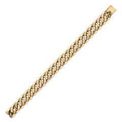 Cartier Yellow Gold Curb Bracelet